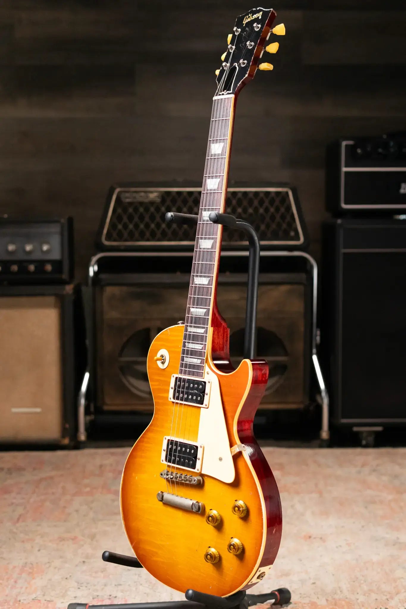 Gibson Custom Shop 1958 Les Paul Standard BOTB Page 153 Murphy Lab Heavy Aged Electric Guitar - Sunburst with Hardshell Case
