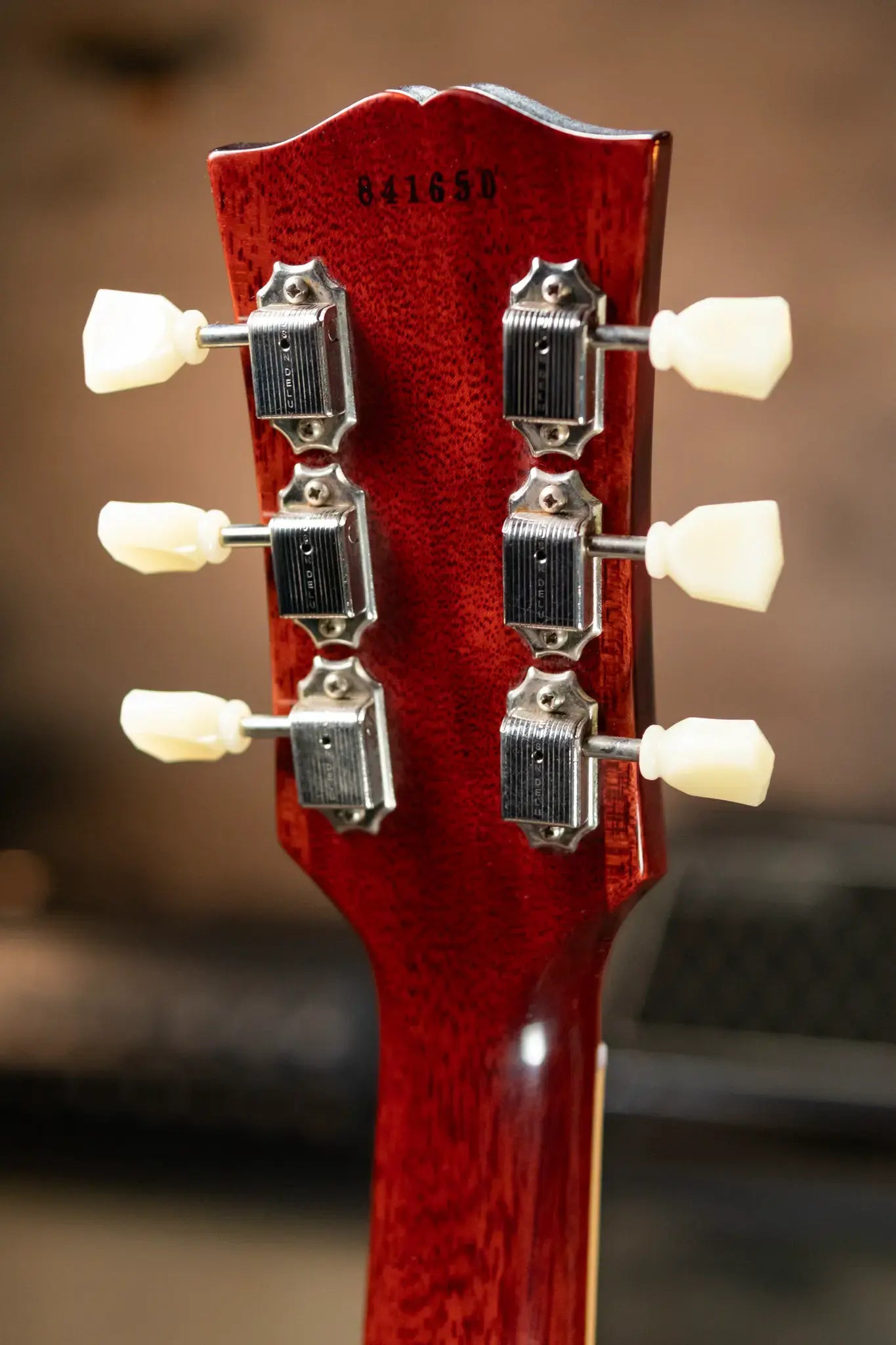 Gibson Custom Shop 1958 Les Paul Standard Reissue VOS Left-Handed - Bourbon Burst with Hardshell Case