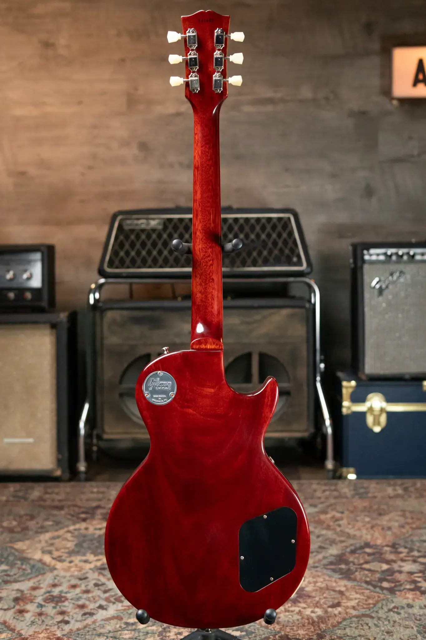 Gibson Custom Shop 1958 Les Paul Standard Reissue VOS Left-Handed - Bourbon Burst with Hardshell Case