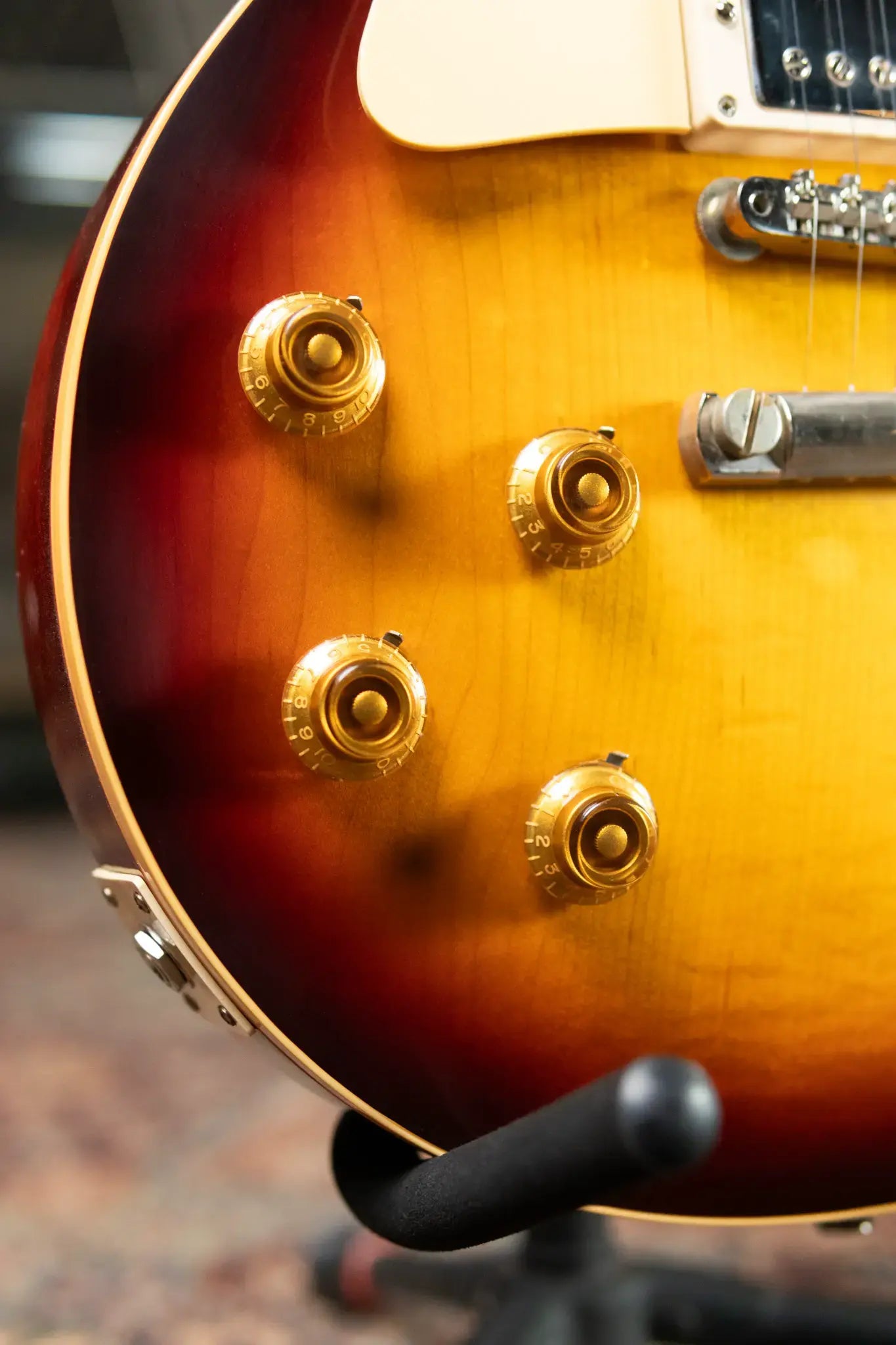 Gibson Custom Shop 1958 Les Paul Standard Reissue VOS Left-Handed - Bourbon Burst with Hardshell Case