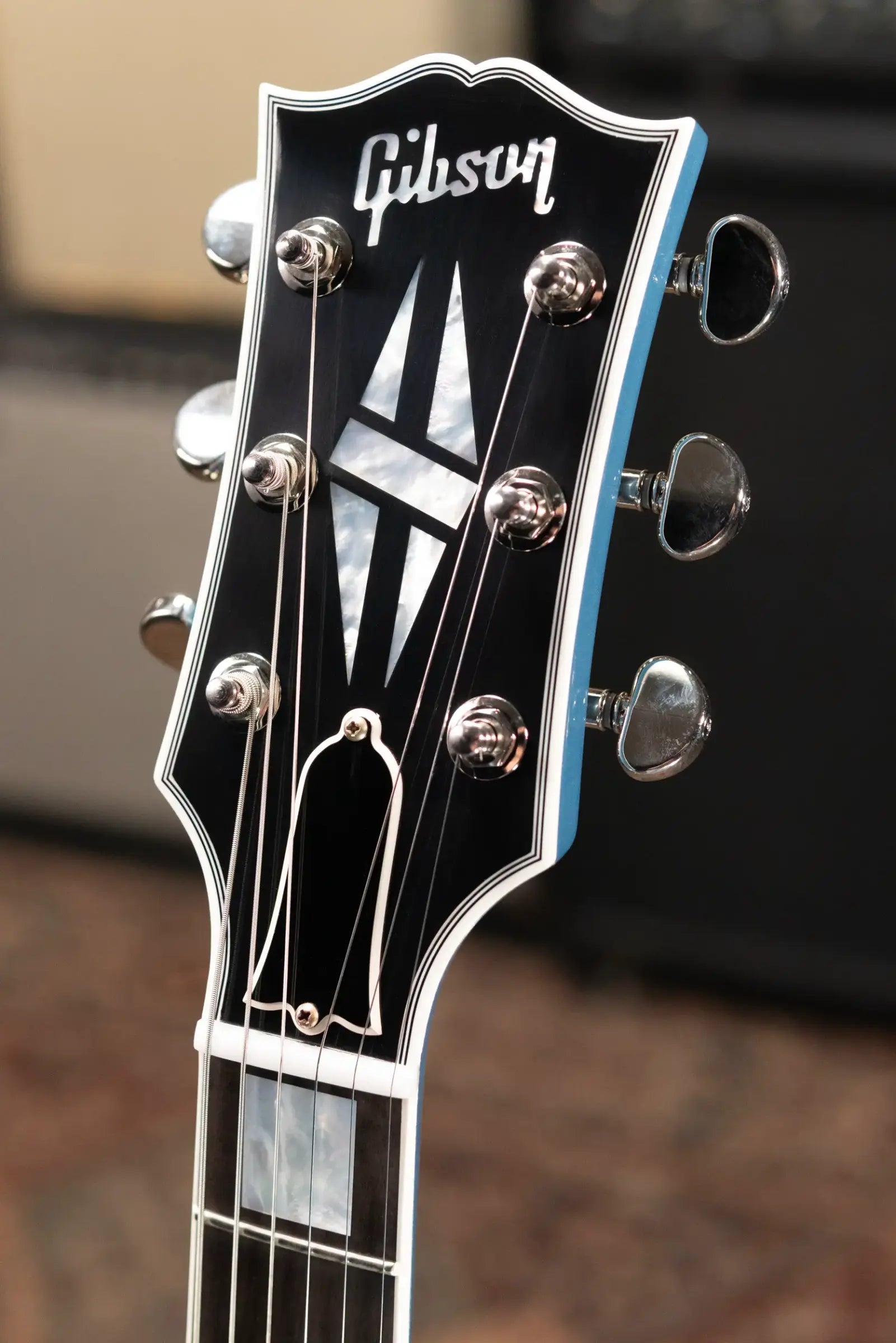 Gibson Custom Shop 1959 ES-355 Diamond Semi-Hollow VOS Electric Guitar - Pelham Blue with Hardshell Case