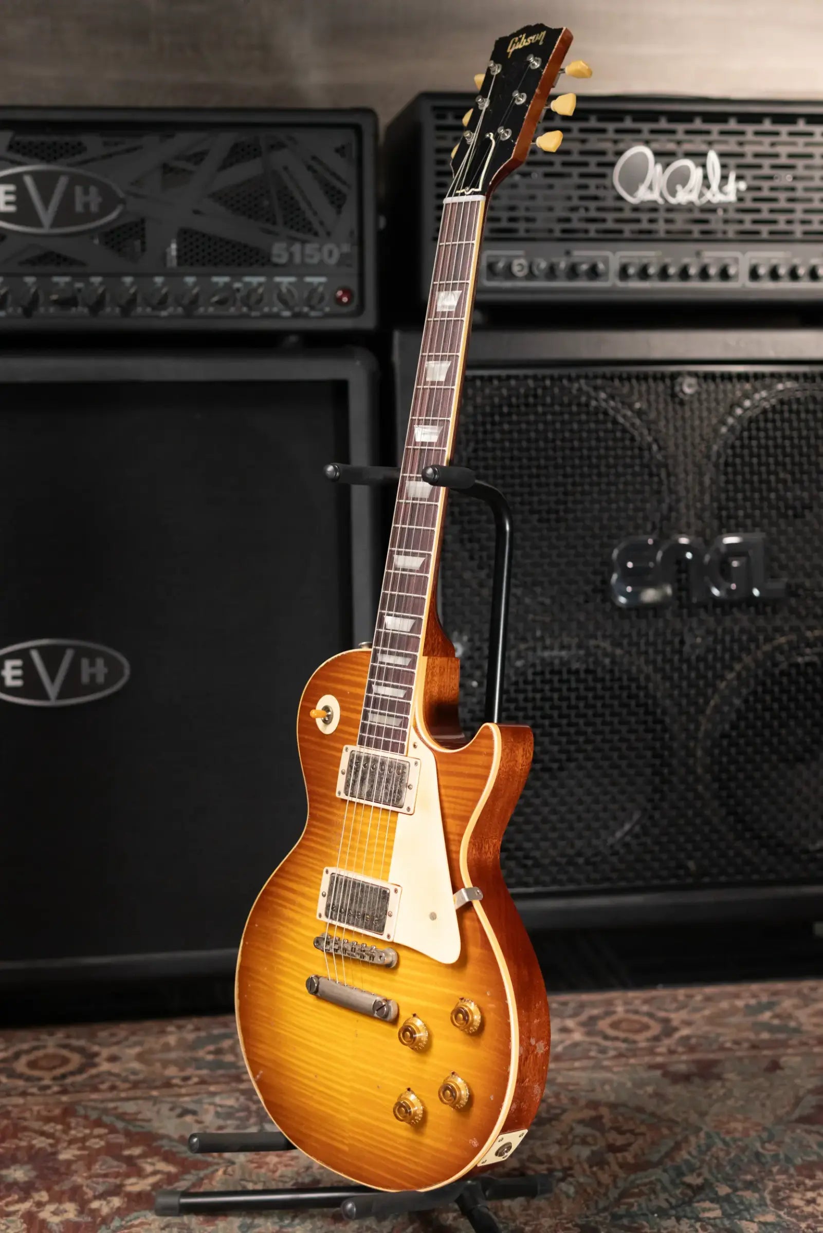 Gibson Custom Shop 1959 Les Paul Standard Reissue Murphy Lab Heavy Aged Electric Guitar - Golden Poppy Burst with Hardshell Case