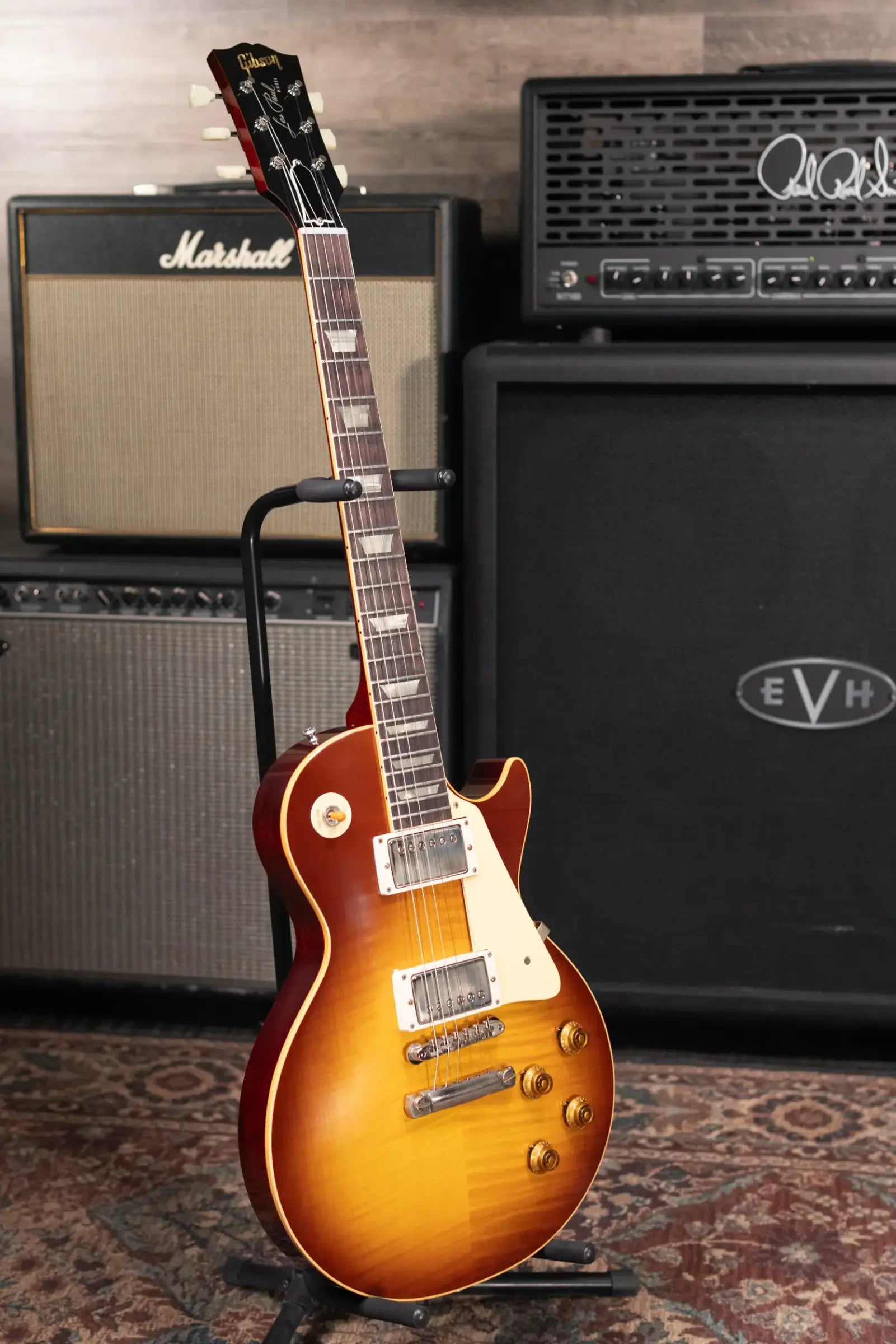 Gibson Custom Shop 1959 Les Paul Standard Reissue VOS Electric Guitar - Iced Tea Burst with Hardshell Case