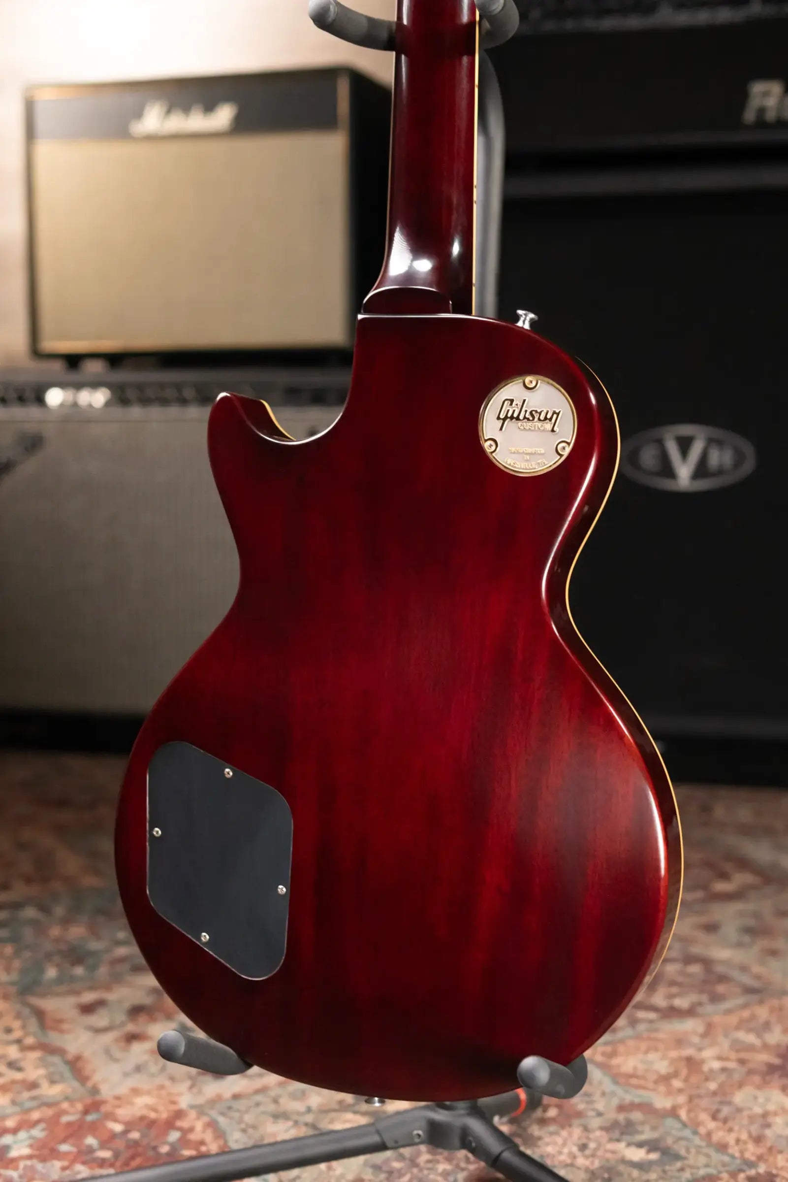 Gibson Custom Shop 1959 Les Paul Standard VOS Electric Guitar - Red Walnut with Hardshell Case