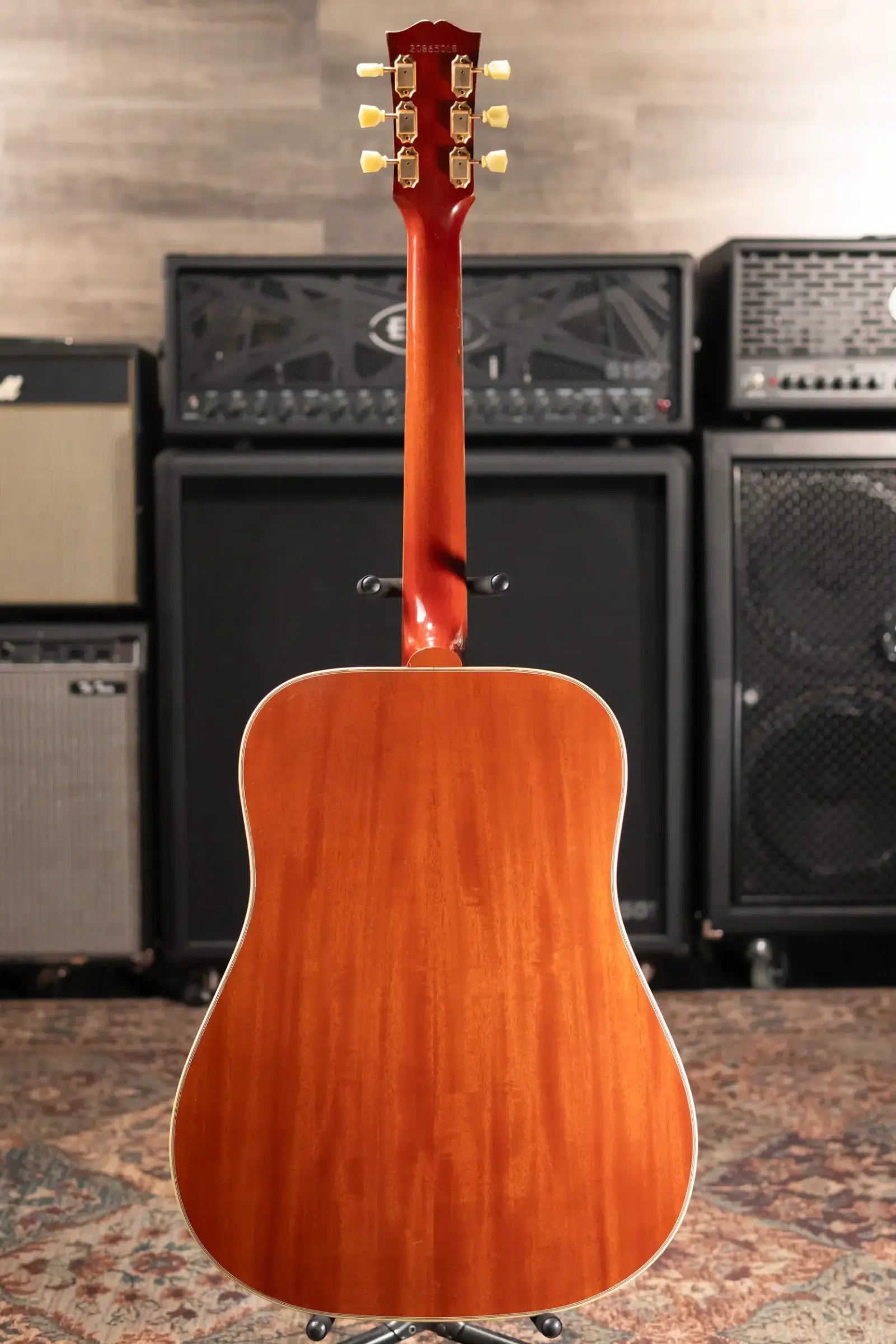 Gibson Custom Shop 1960 Hummingbird Murphy Lab Heavy Aged Dreadnought Acoustic Guitar - Heritage Cherry Sunburst with Hardshell Case