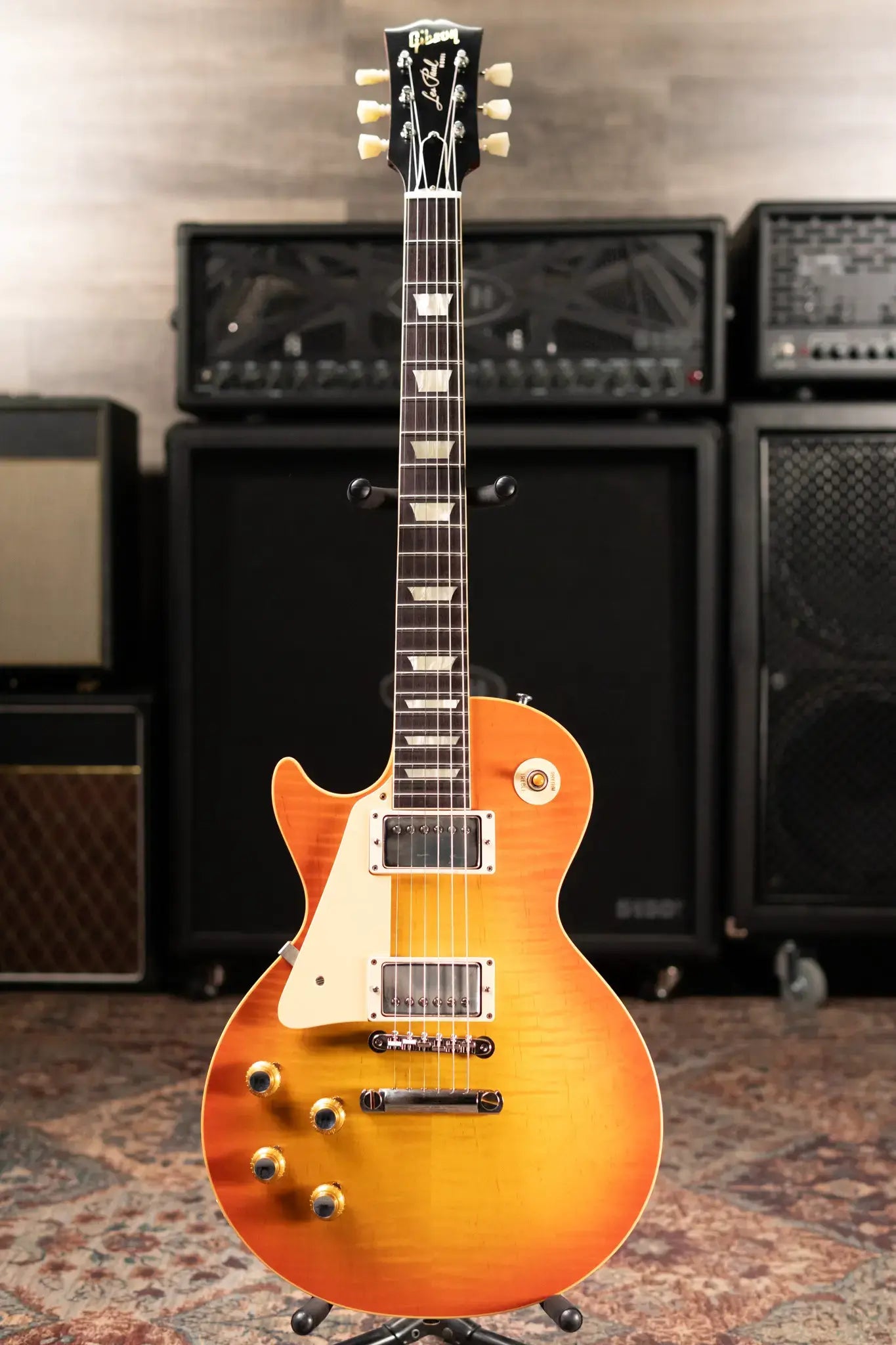Gibson Custom Shop 1960 Les Paul Standard Reissue VOS Left-Handed Electric Guitar - Tangerine with Hardshell Case