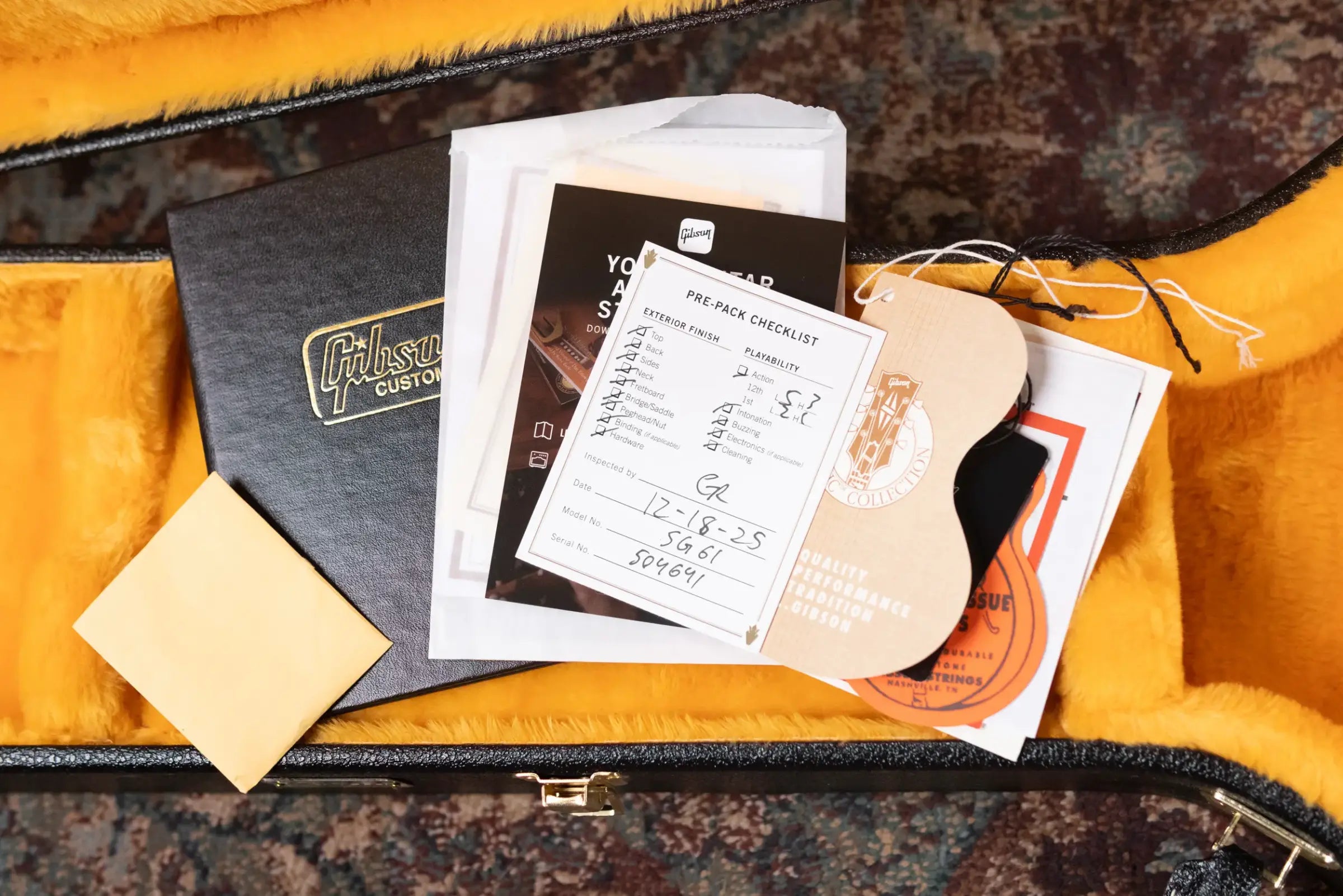 Gibson Custom Shop 1961 SG Les Paul Standard Stop Bar VOS Reissue Electric Guitar - Cherry Red with Hardshell Case