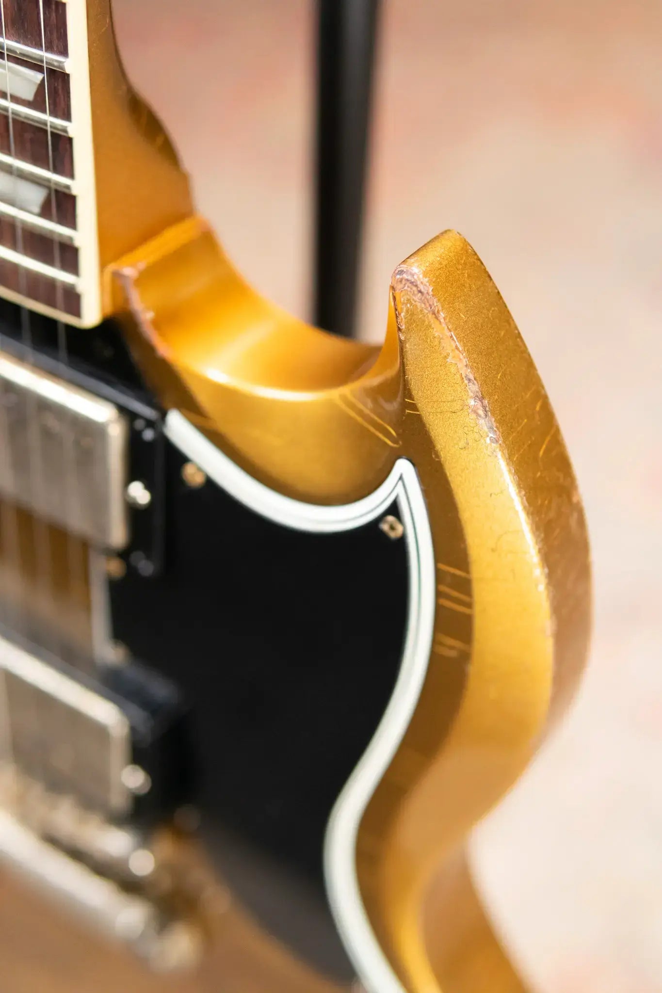 Gibson Custom Shop 1961 SG Standard Murphy Lab Ultra Heavy Aged Electric Guitar - Double Gold Aged with Hardshell Case