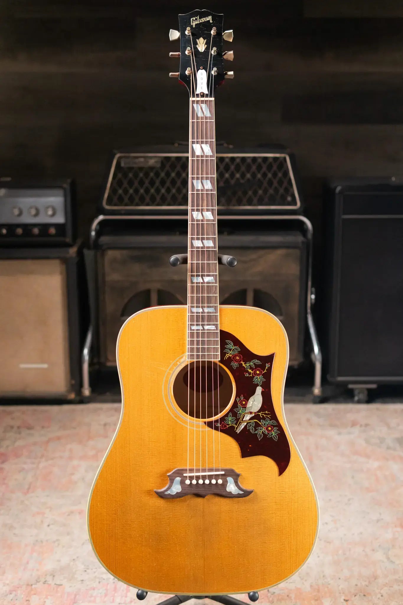 Gibson Custom Shop 1963 Dove Murphy Lab Light Aged Acoustic Guitar - Dark Natural with Hardshell Case