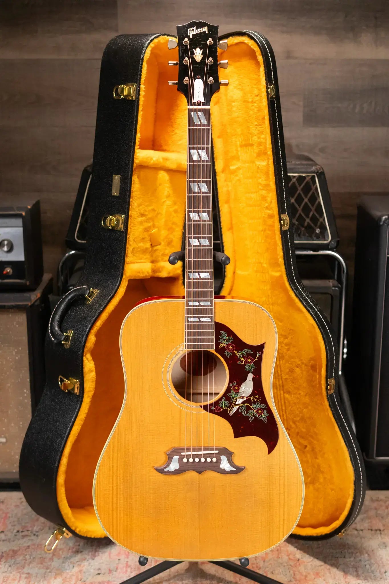 Gibson Custom Shop 1963 Dove Murphy Lab Light Aged Acoustic Guitar - Dark Natural with Hardshell Case