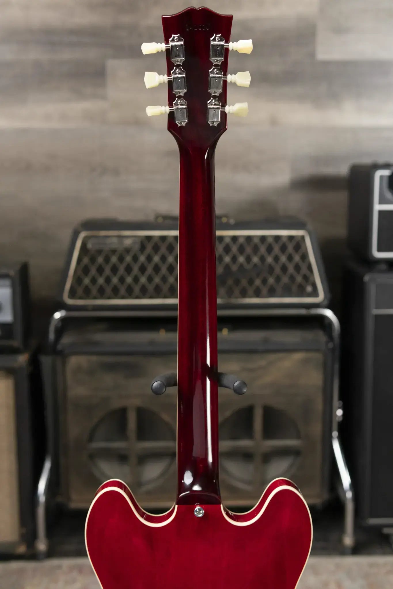 Gibson Custom Shop 1964 ES-335 Reissue Semi-Hollow Electric Guitar - Viking Red Gloss with Hardshell Case