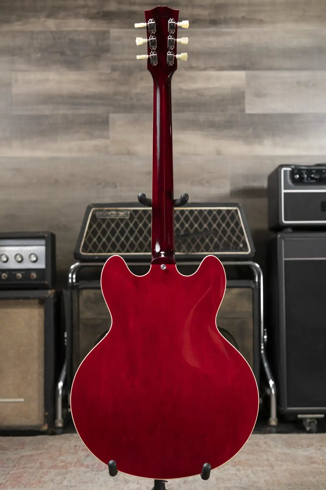 Gibson Custom Shop 1964 ES-335 Reissue Semi-Hollow Electric Guitar - Viking Red Gloss with Hardshell Case