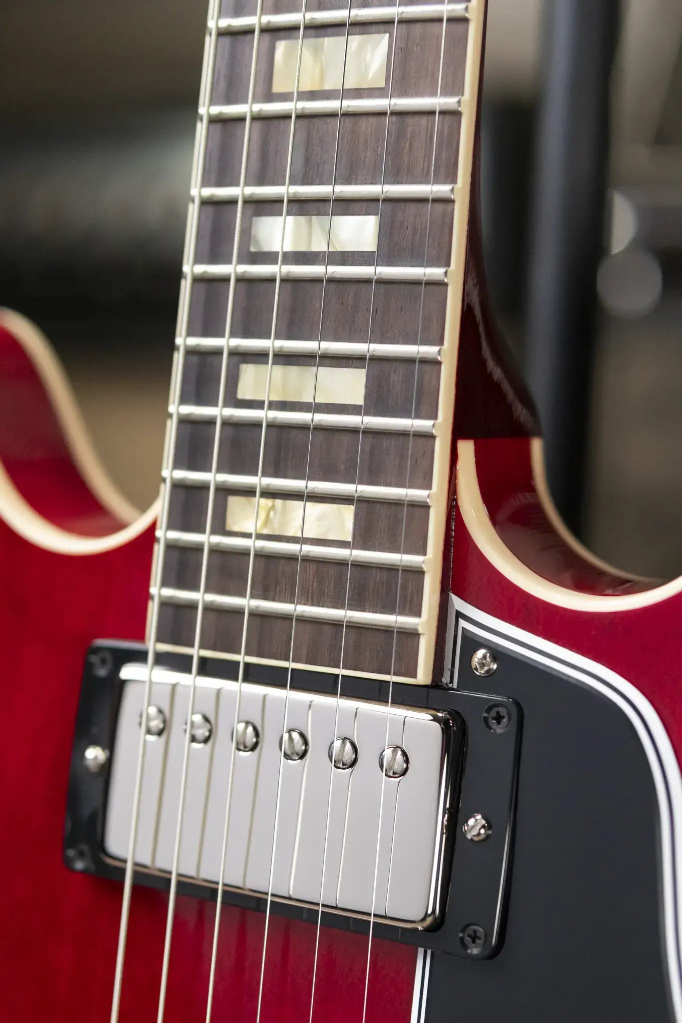 Gibson Custom Shop 1964 ES-335 Reissue Semi-Hollow Electric Guitar - Viking Red Gloss with Hardshell Case