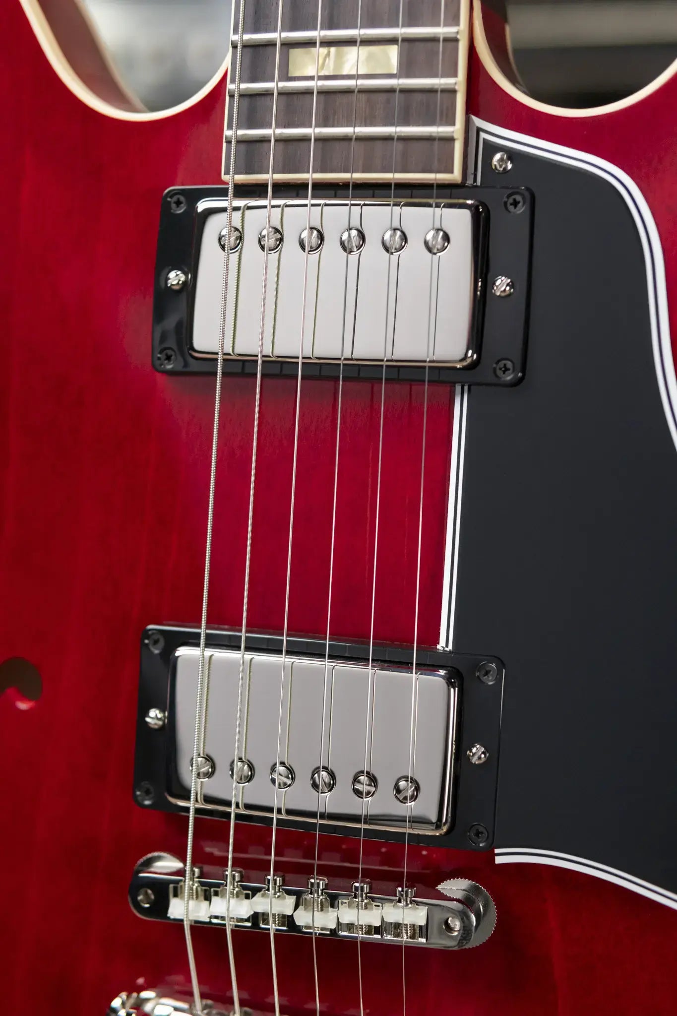 Gibson Custom Shop 1964 ES-335 Reissue Semi-Hollow Electric Guitar - Viking Red Gloss with Hardshell Case
