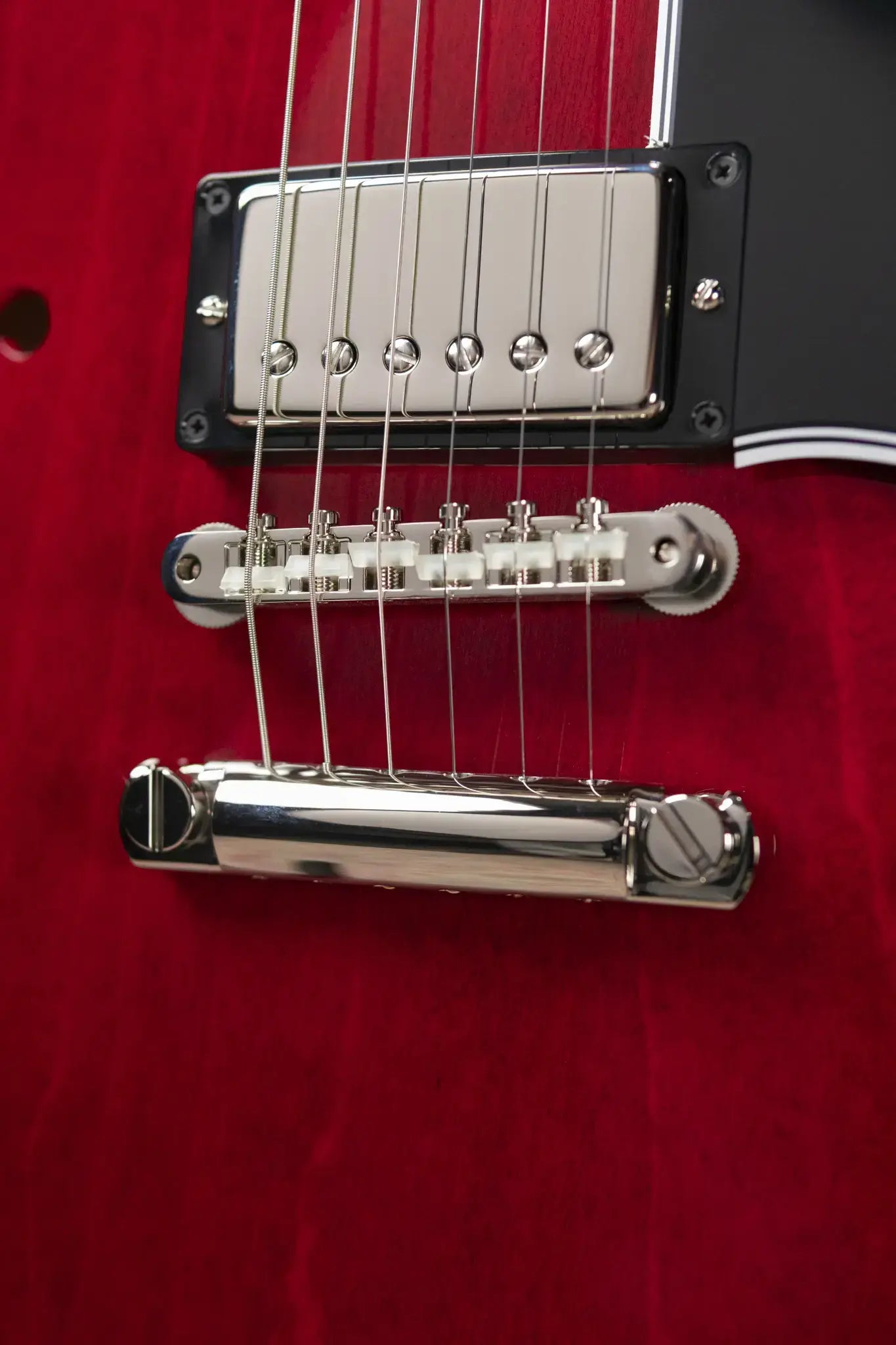 Gibson Custom Shop 1964 ES-335 Reissue Semi-Hollow Electric Guitar - Viking Red Gloss with Hardshell Case