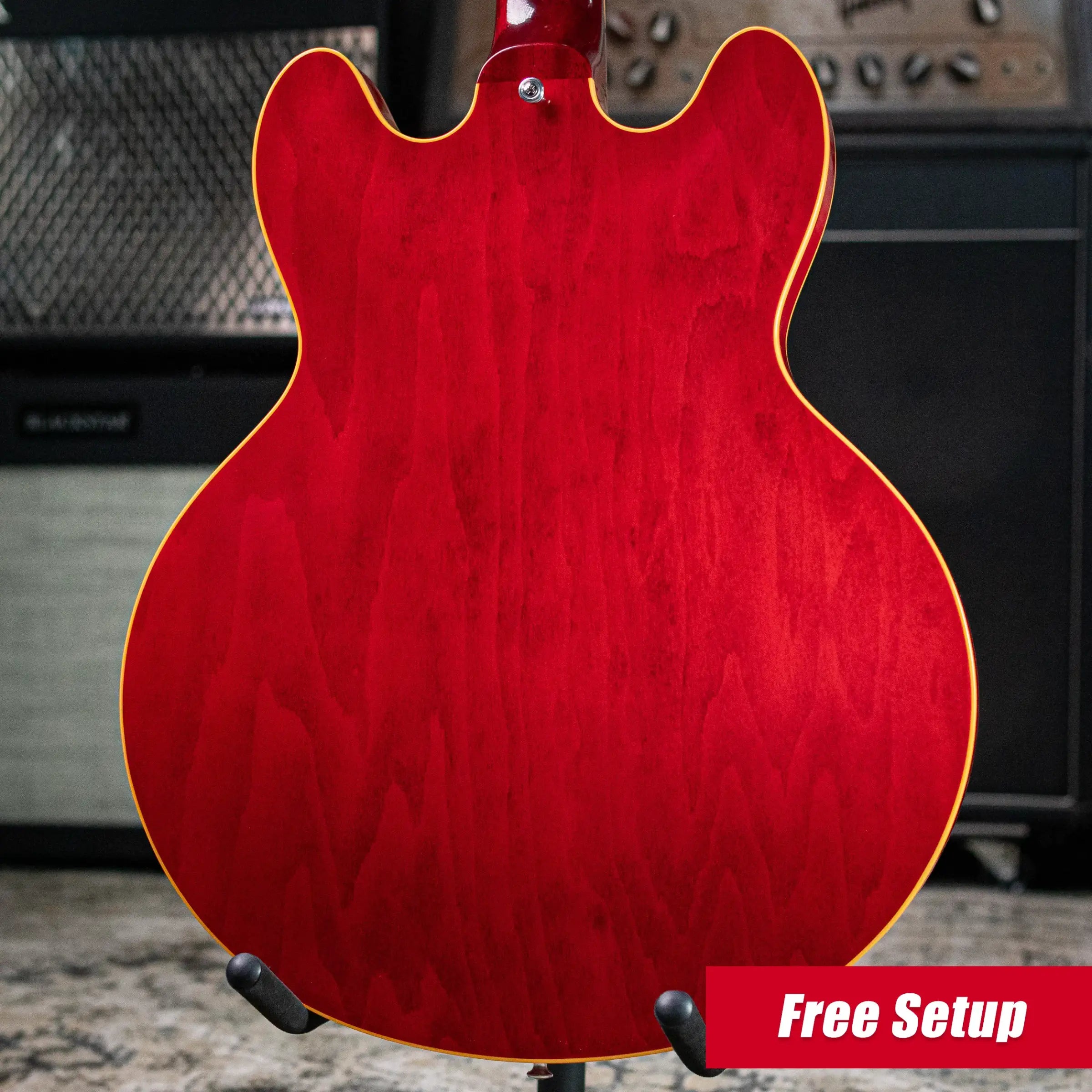 Gibson Custom Shop 1964 ES-335 Reissue VOS Semi-Hollow Electric Guitar - Sixties Cherry with Hardshell Case