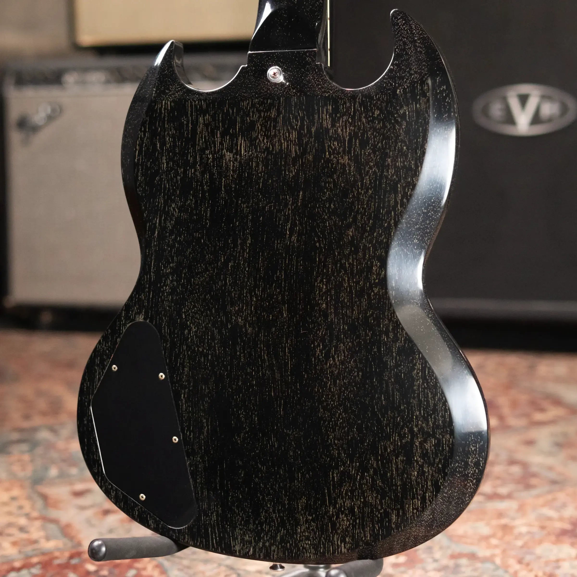 Gibson Custom Shop 1964 SG Standard with Maestro VOS Electric Guitar - Silver Fox with Hardshell Case
