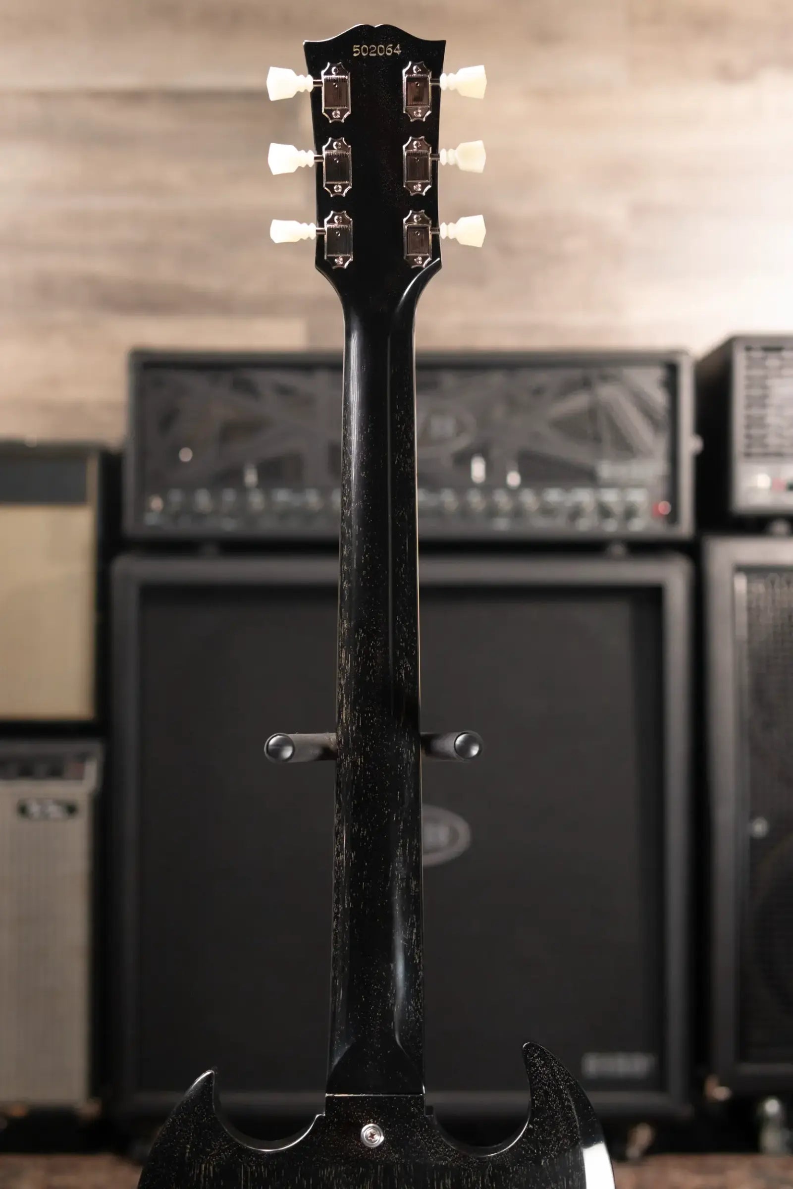 Gibson Custom Shop 1964 SG Standard with Maestro VOS Electric Guitar - Silver Fox with Hardshell Case
