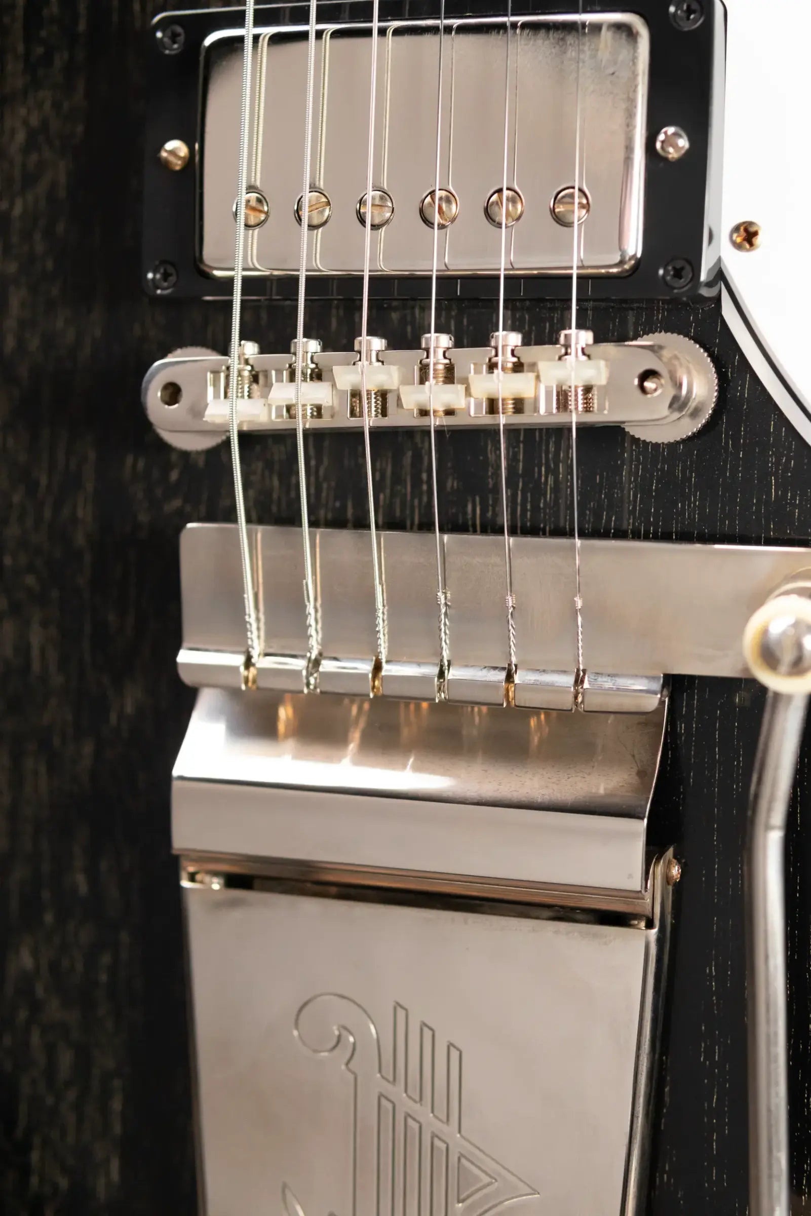Gibson Custom Shop 1964 SG Standard with Maestro VOS Electric Guitar - Silver Fox with Hardshell Case