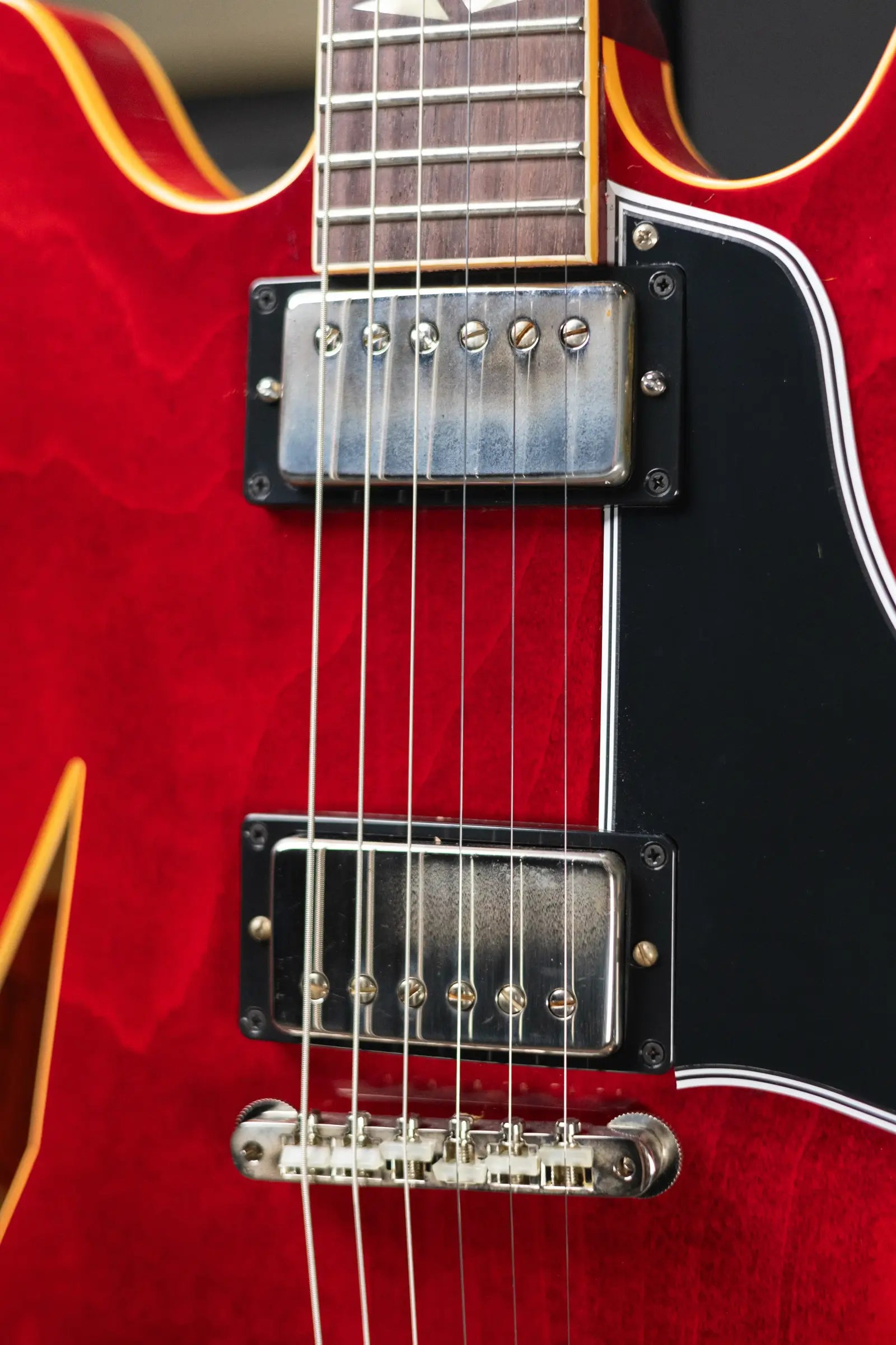 Gibson Custom Shop 1964 Trini Lopez Standard Reissue VOS Semi-Hollow Guitar - Sixties Cherry with Hardshell Case