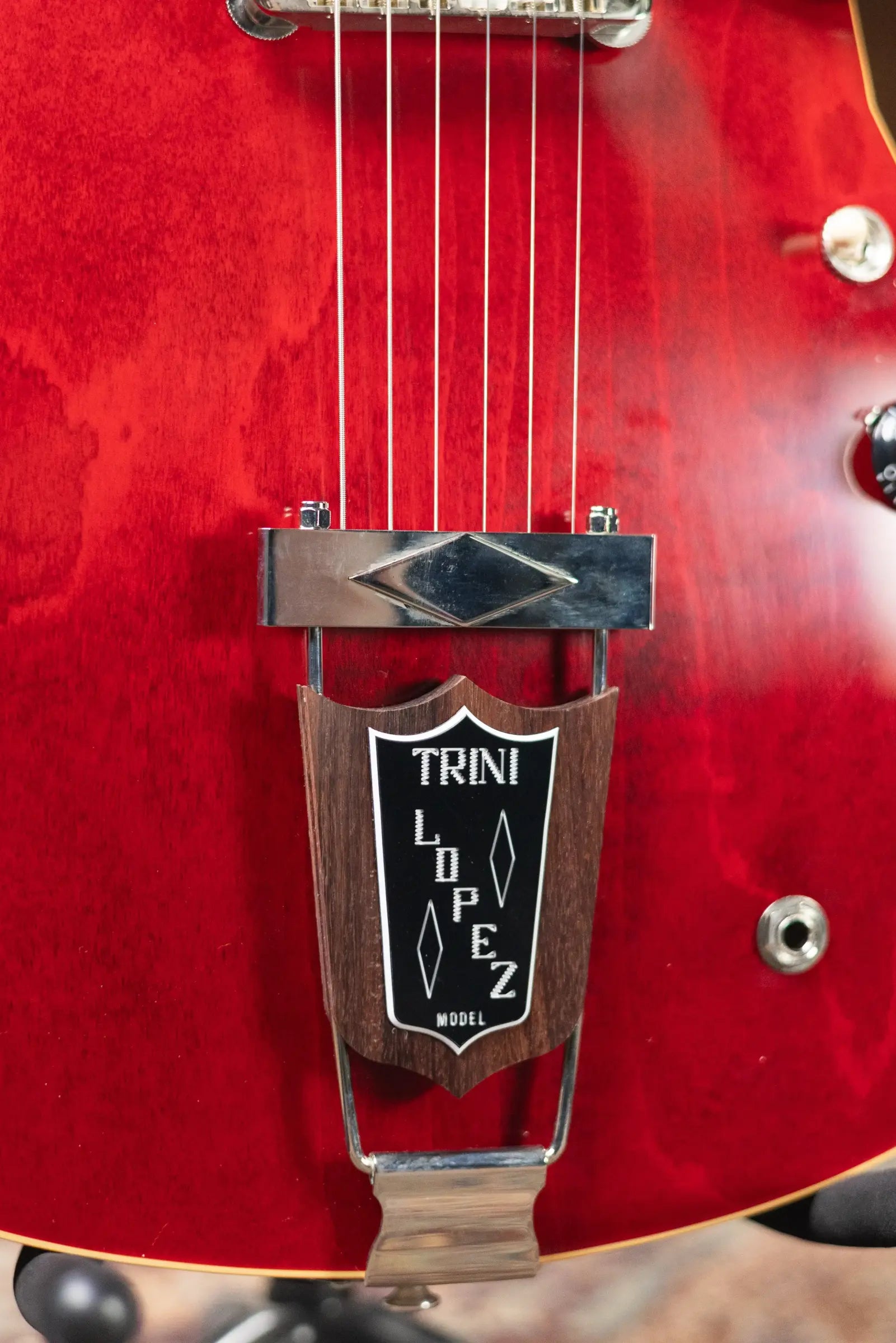 Gibson Custom Shop 1964 Trini Lopez Standard Reissue VOS Semi-Hollow Guitar - Sixties Cherry with Hardshell Case