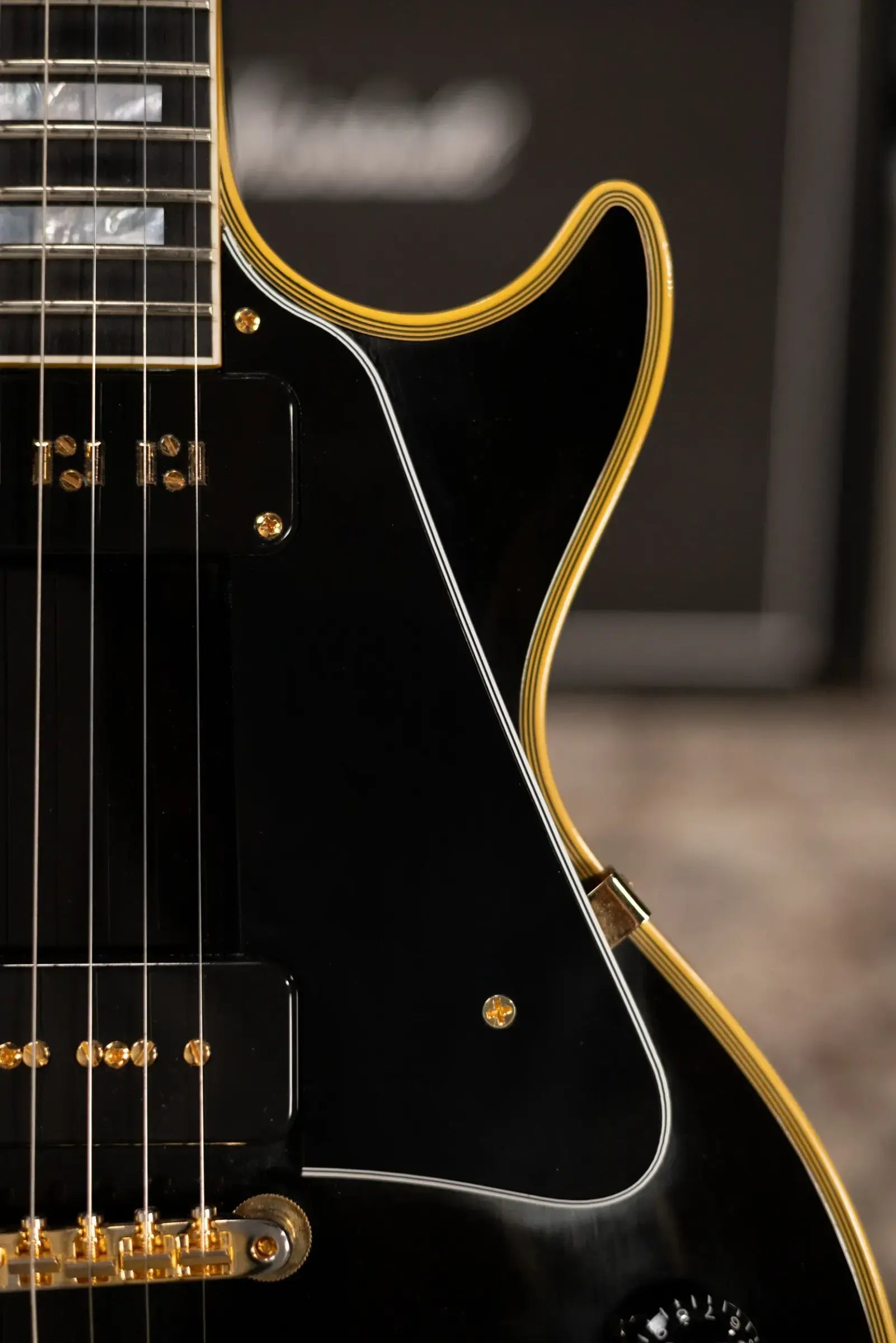 Gibson Custom Shop '54 Les Paul Custom Reissue Electric Guitar - Ebony with Hardshell Case - Used
