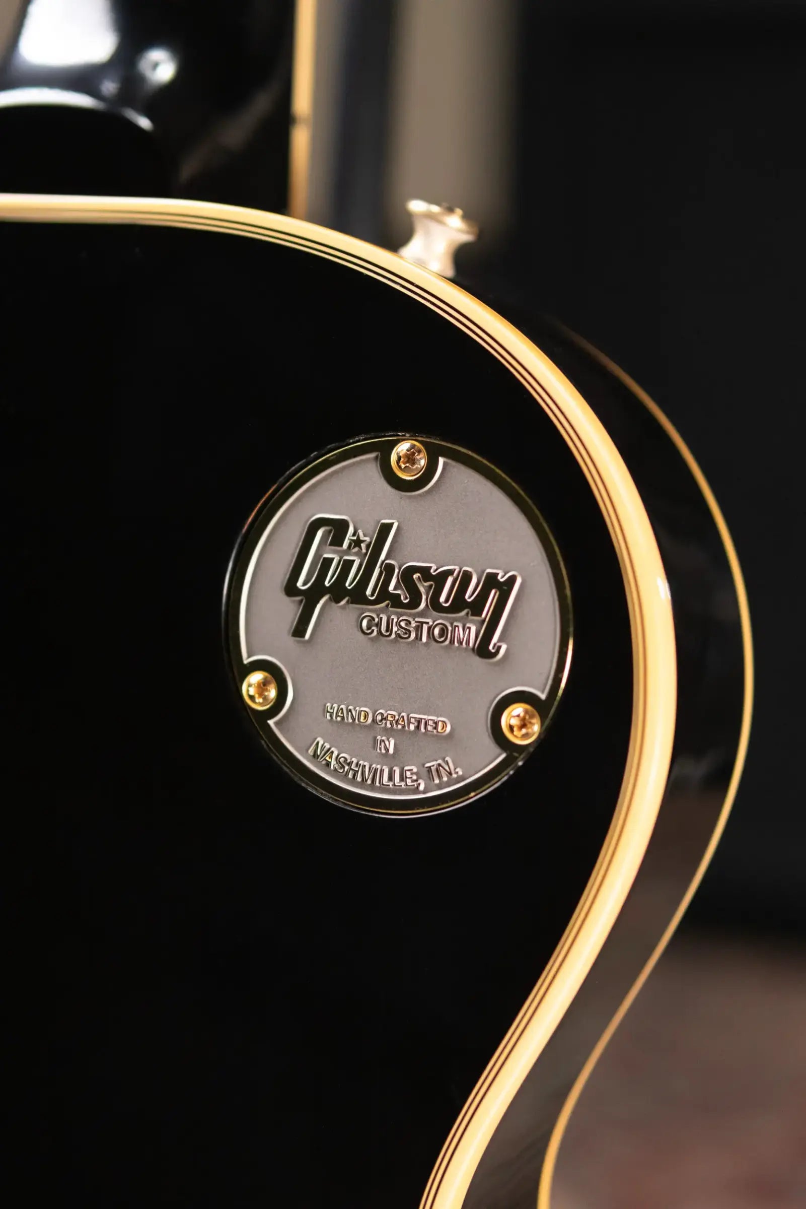 Gibson Custom Shop 57 Les Paul Custom VOS Electric Guitar - Ebony with Hardshell Case