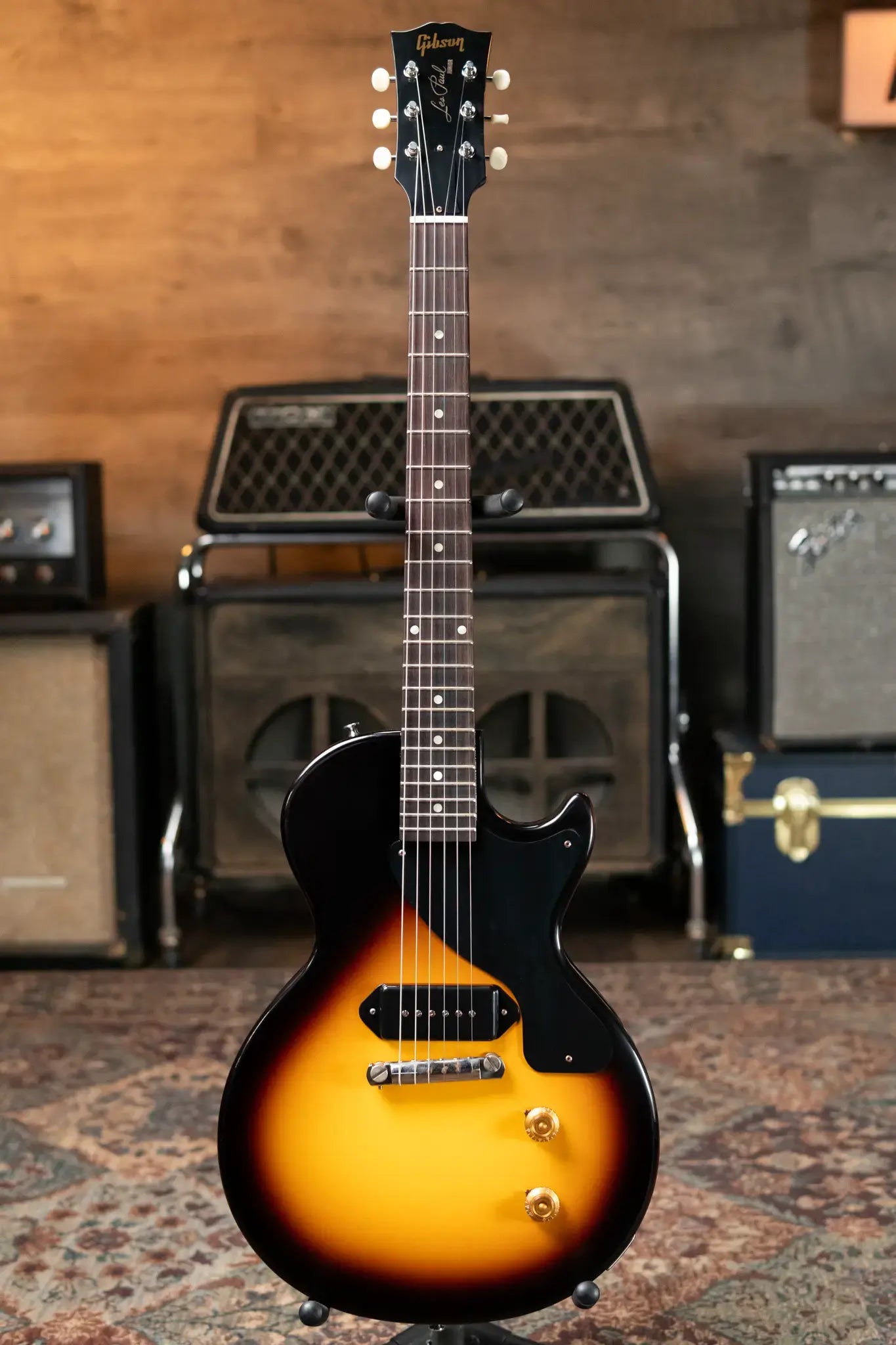 Gibson Custom Shop 57 Les Paul Junior VOS - Vintage Sunburst with Hardshell Case