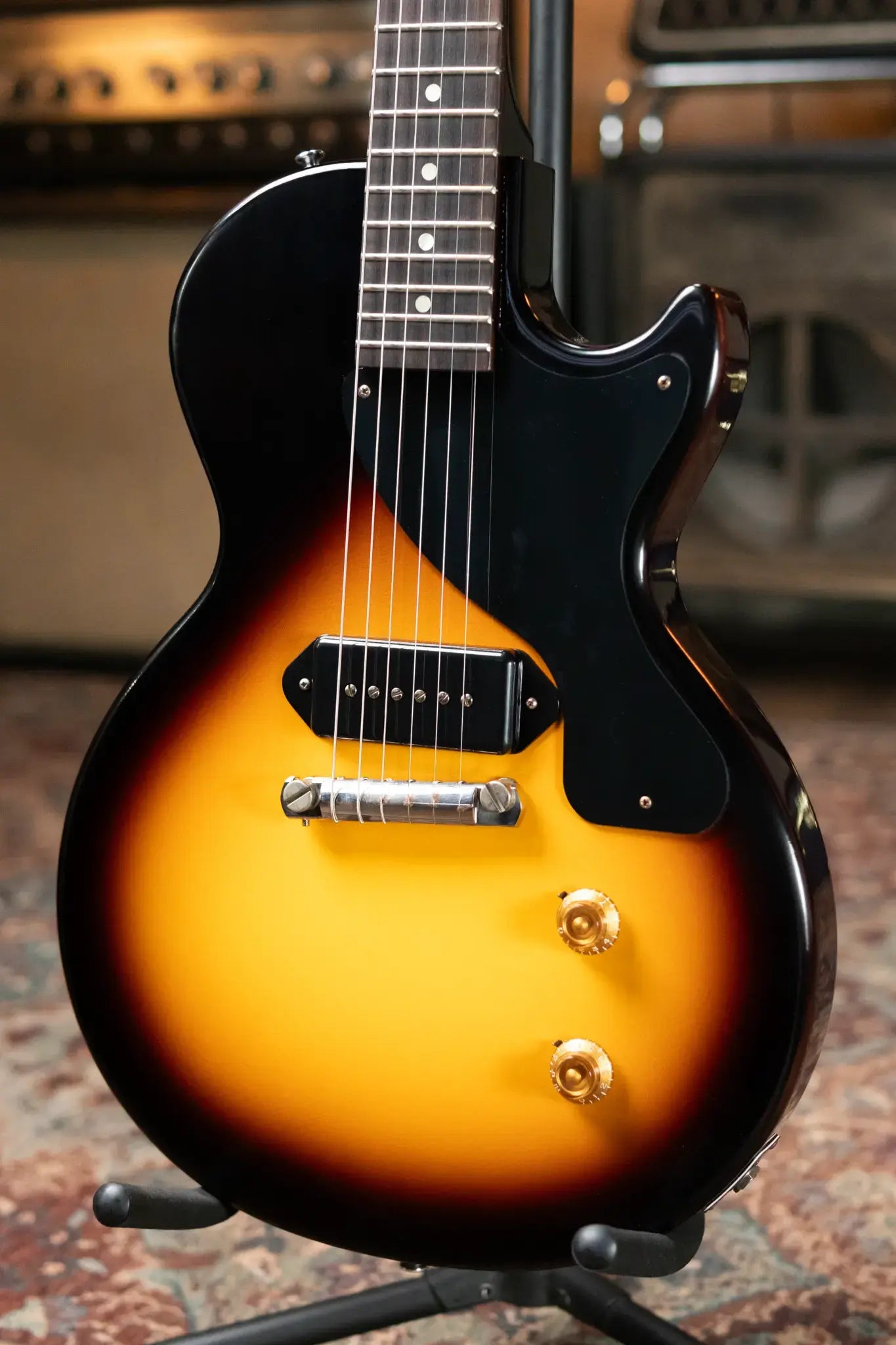 Gibson Custom Shop 57 Les Paul Junior VOS - Vintage Sunburst with Hardshell Case