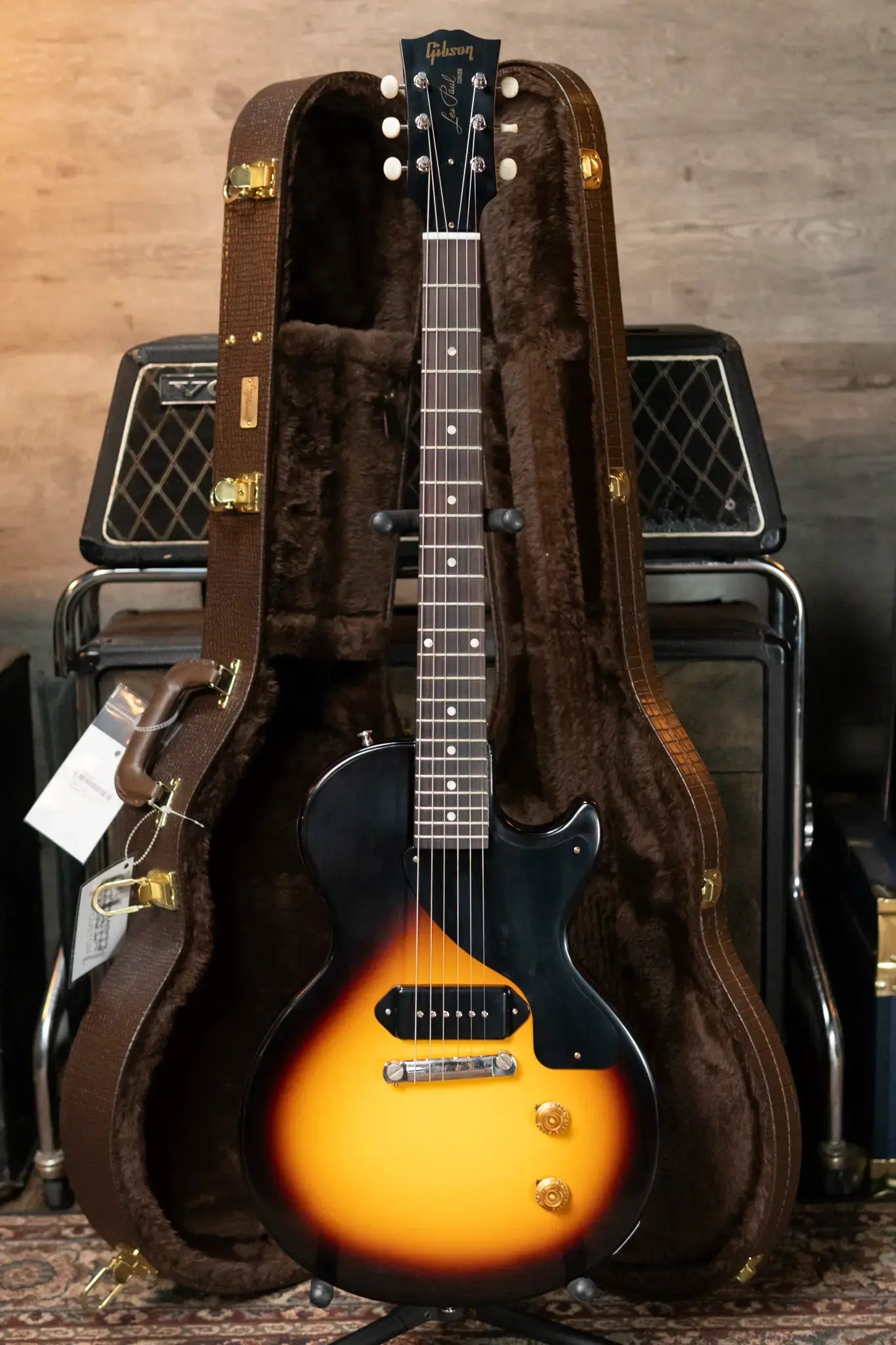 Gibson Custom Shop 57 Les Paul Junior VOS - Vintage Sunburst with Hardshell Case
