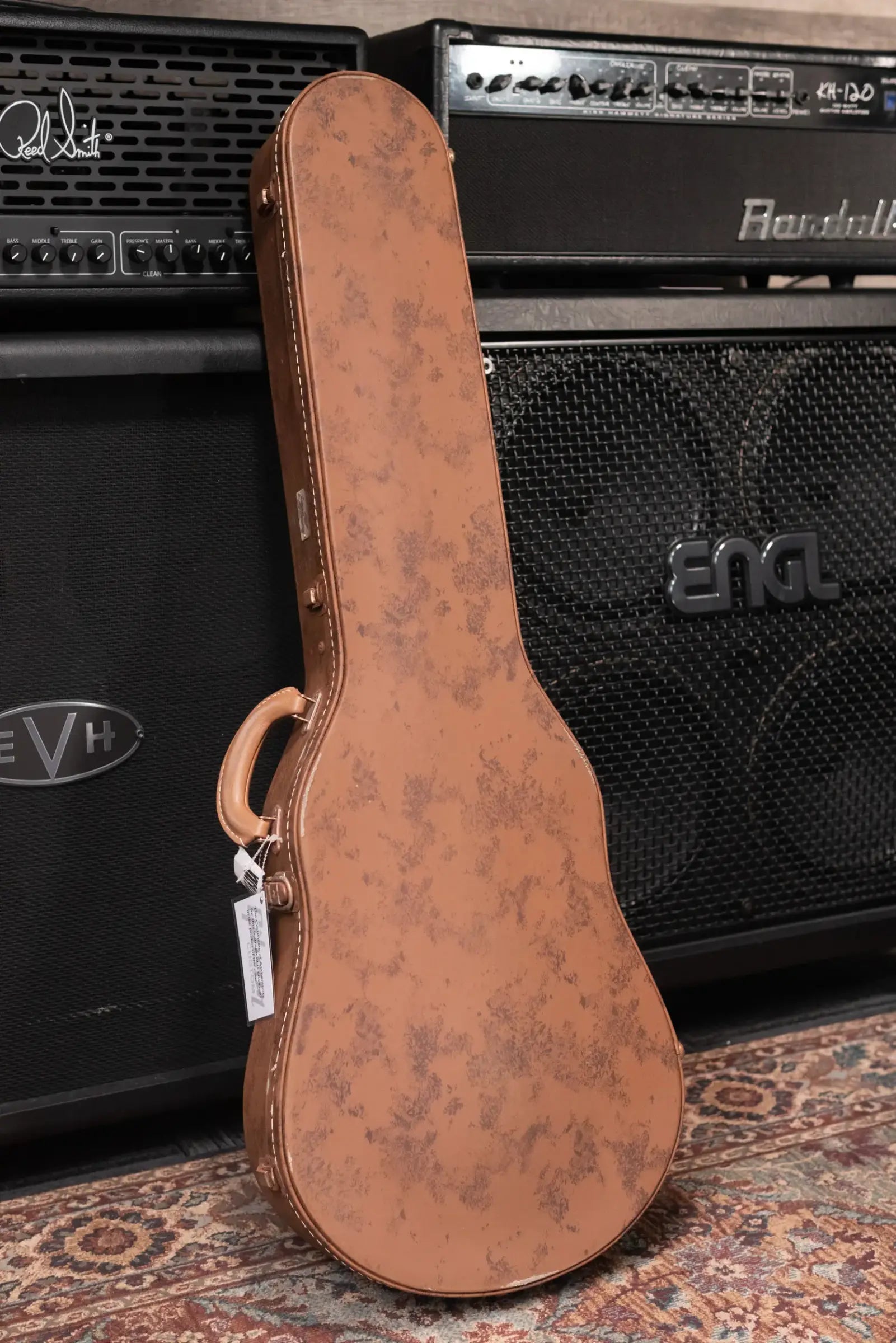 Gibson Custom Shop '57 Les Paul Standard Murphy Lab Ultra Heavy Aged Electric Guitar - Ebony over Double Gold with Hardshell Case