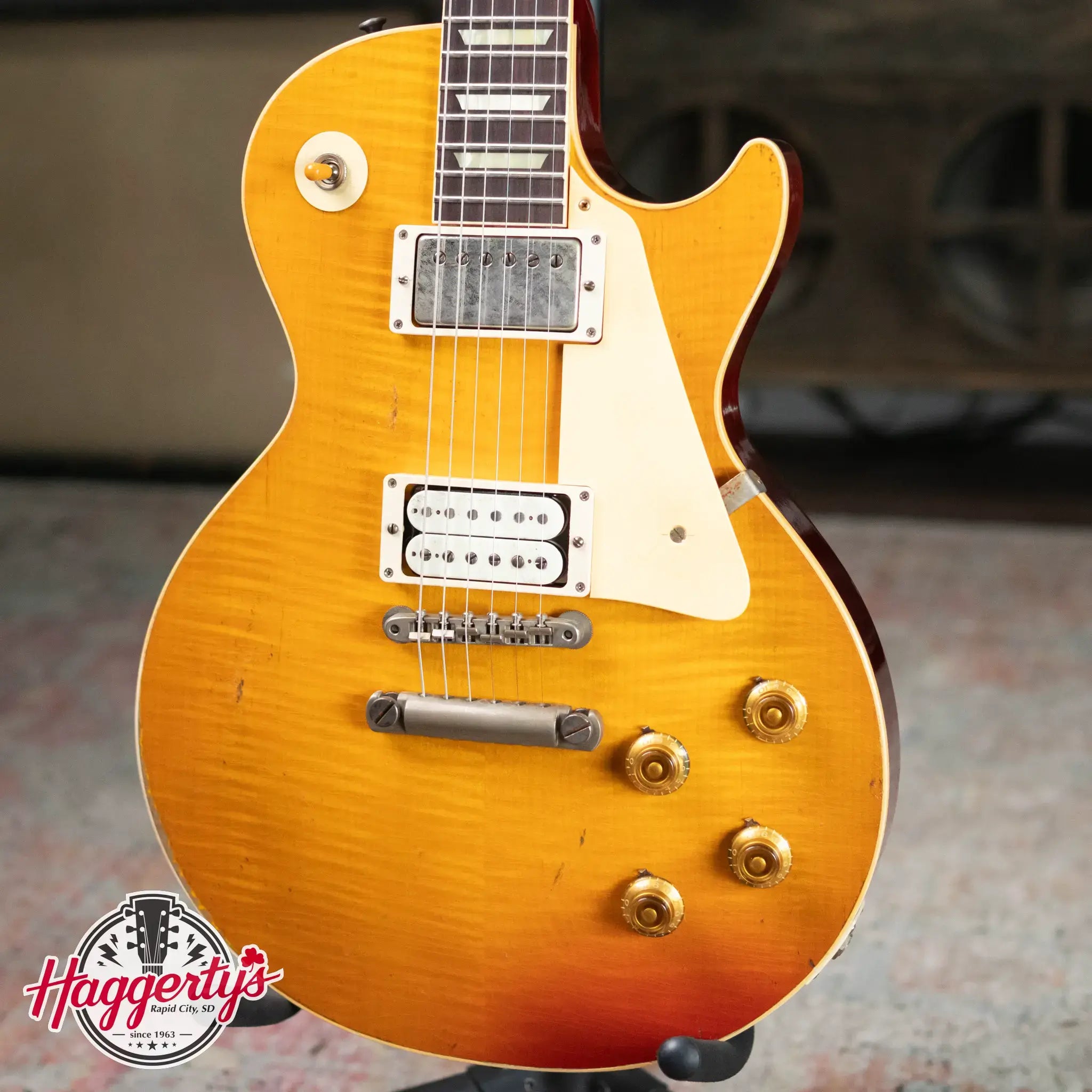Gibson Custom Shop 1959 Les Paul Standard BOTB Page 116 Murphy Lab Heavy Aged Electric Guitar - Sunburst with Hardshell Case