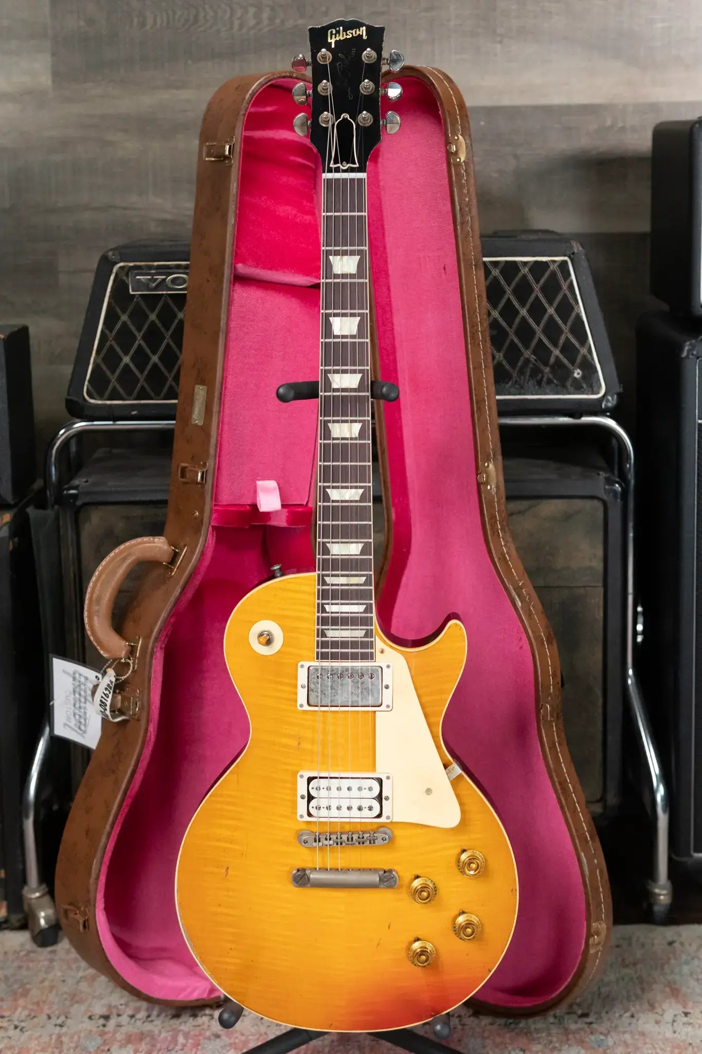 Gibson Custom Shop 1959 Les Paul Standard BOTB Page 116 Murphy Lab Heavy Aged Electric Guitar - Sunburst with Hardshell Case