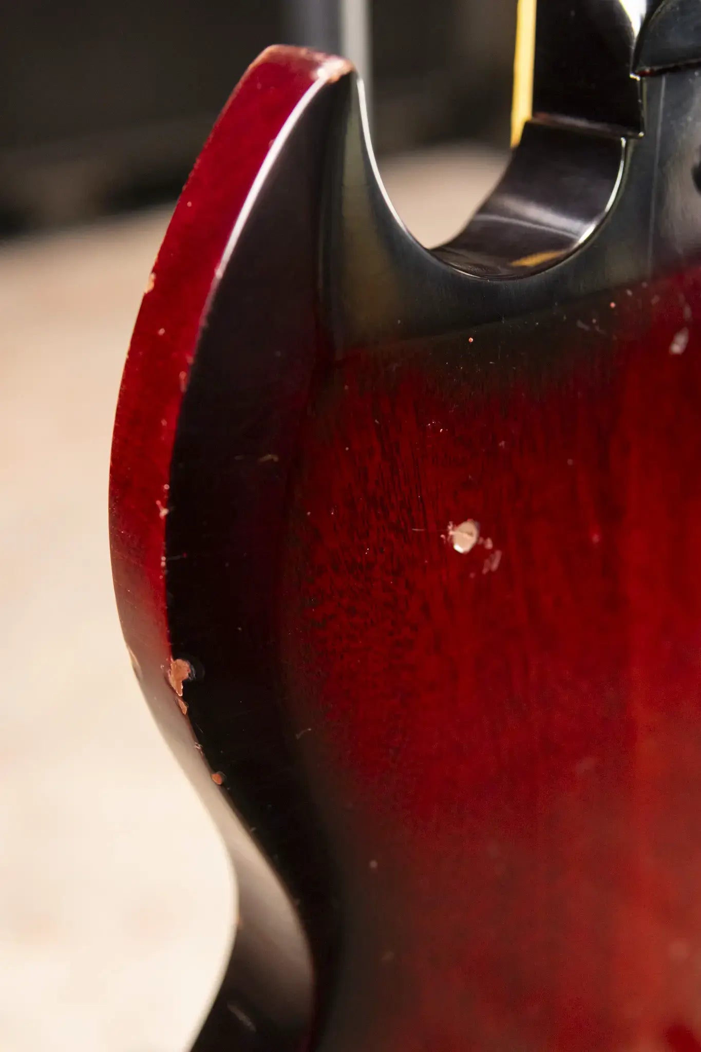 Gibson Custom Shop '61 SG Standard Reissue Murphy Lab Heavy Aged Electric Guitar - Reissue Burst with Hardshell Case