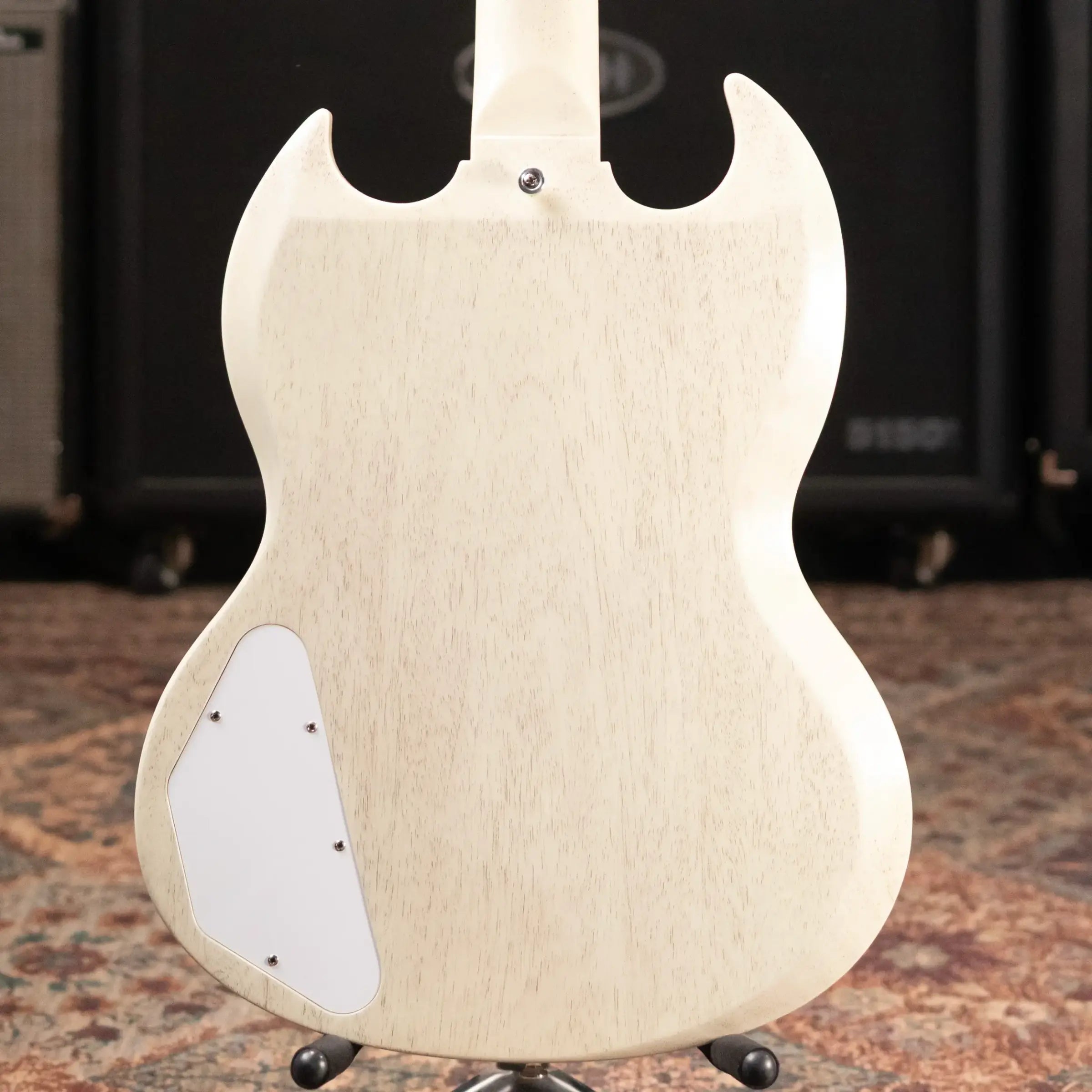 Gibson Custom Shop 64 SG Standard with Maestro Electric Guitar - TV White with Hardshell Case - Floor Model