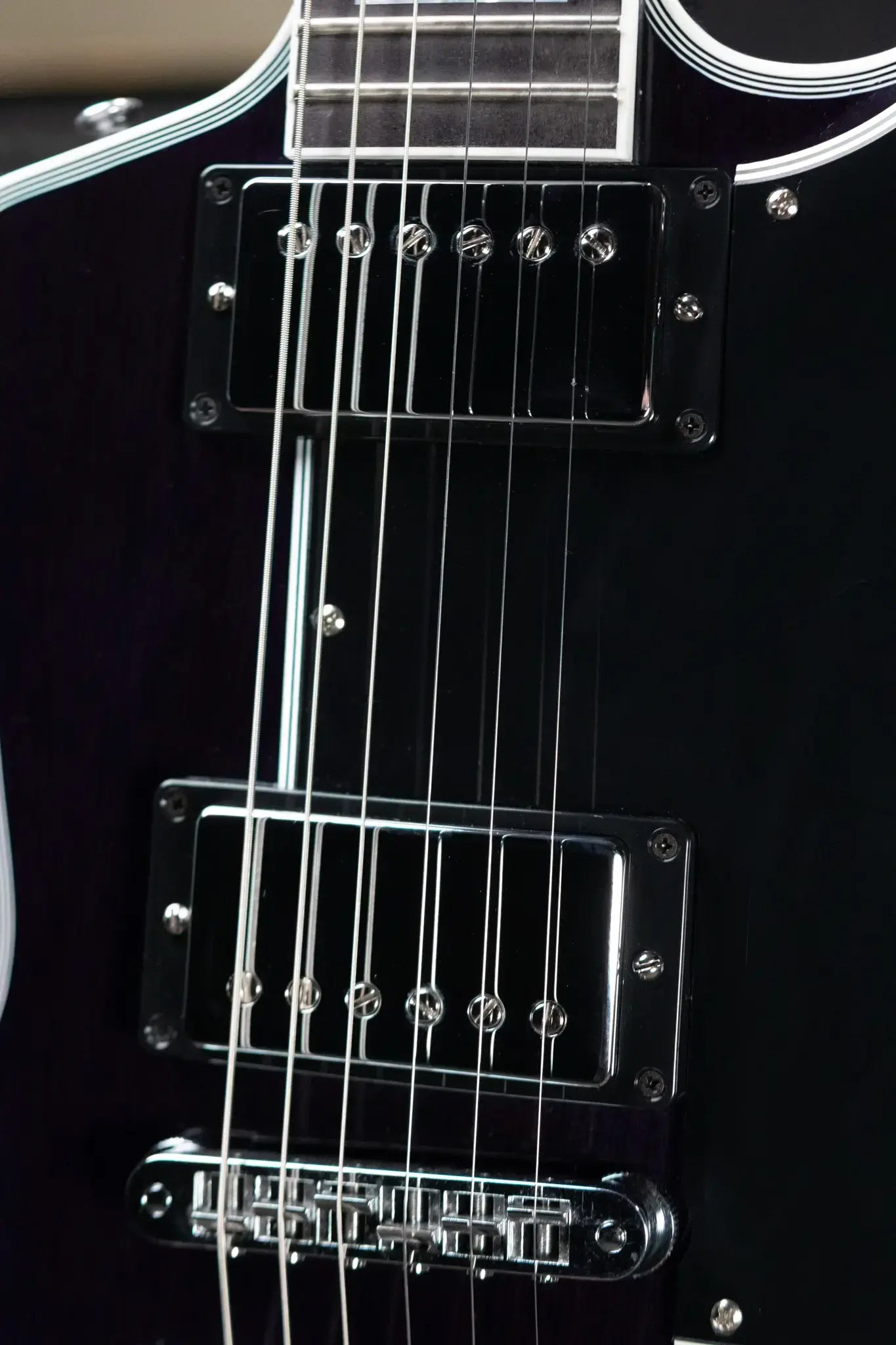 Gibson Custom Shop Explorer Custom Electric Guitar - Cobalt Blue Top with Stinger and Hardshell Case
