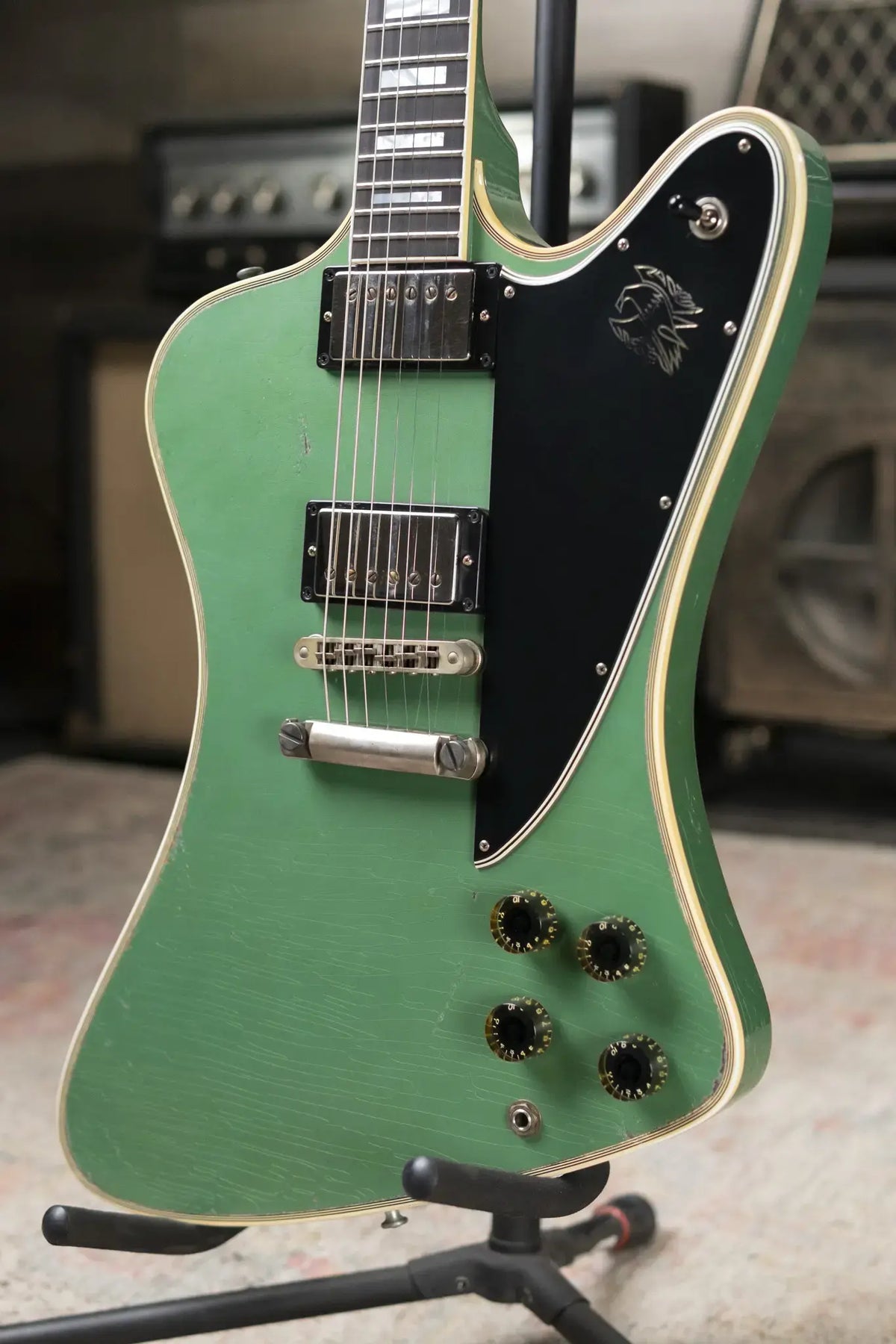 Gibson Custom Shop Firebird Custom Murphy Lab Heavy Aged Electric Guitar - Inverness Green with Hardshell Case - Demo