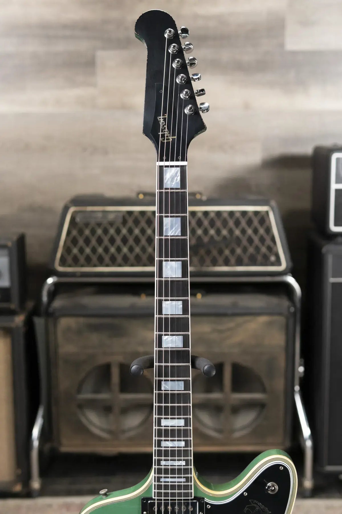 Gibson Custom Shop Firebird Custom Murphy Lab Heavy Aged Electric Guitar - Inverness Green with Hardshell Case - Demo