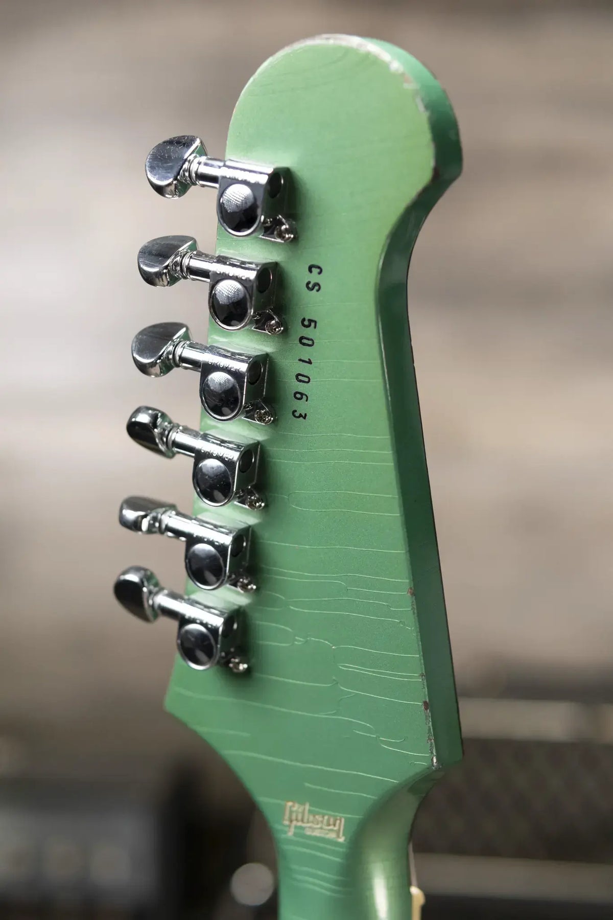 Gibson Custom Shop Firebird Custom Murphy Lab Heavy Aged Electric Guitar - Inverness Green with Hardshell Case - Demo
