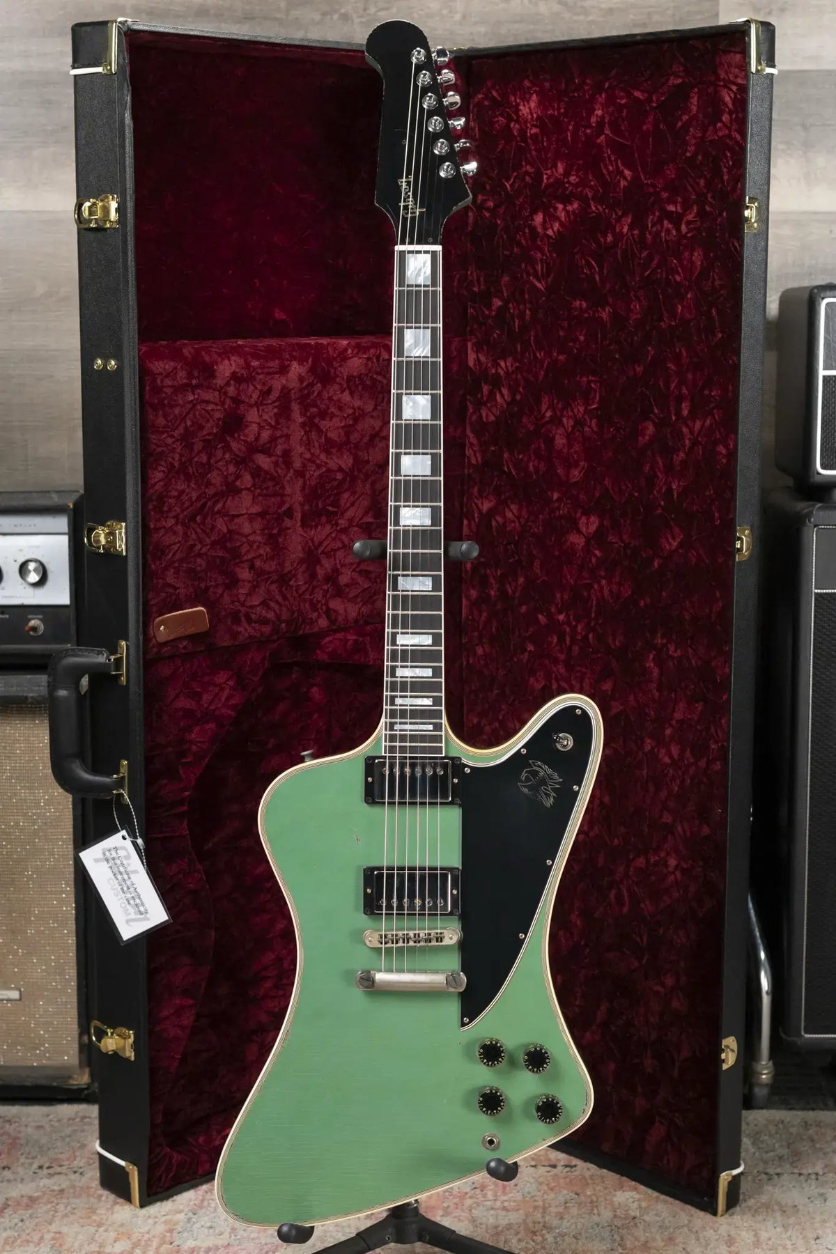 Gibson Custom Shop Firebird Custom Murphy Lab Heavy Aged Electric Guitar - Inverness Green with Hardshell Case - Demo