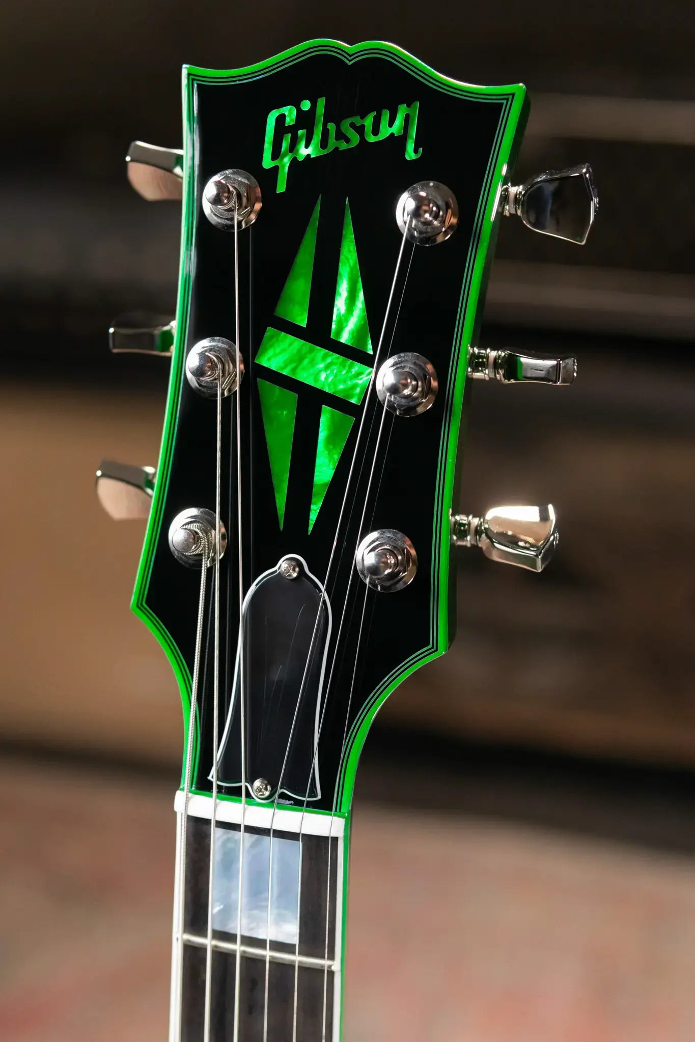 Gibson Custom Shop Les Paul Axcess Custom Electric Guitar - Green Widow with Hardshell Case