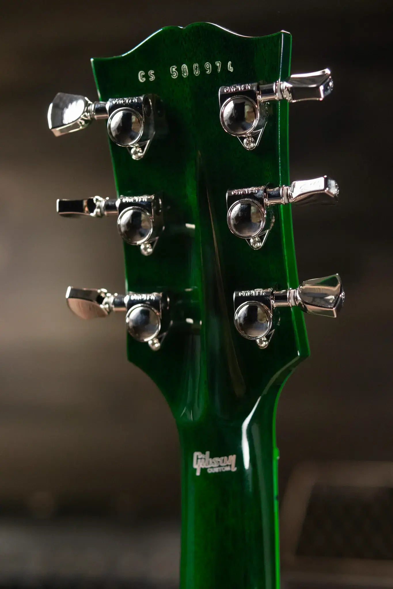 Gibson Custom Shop Les Paul Axcess Custom Electric Guitar - Green Widow with Hardshell Case
