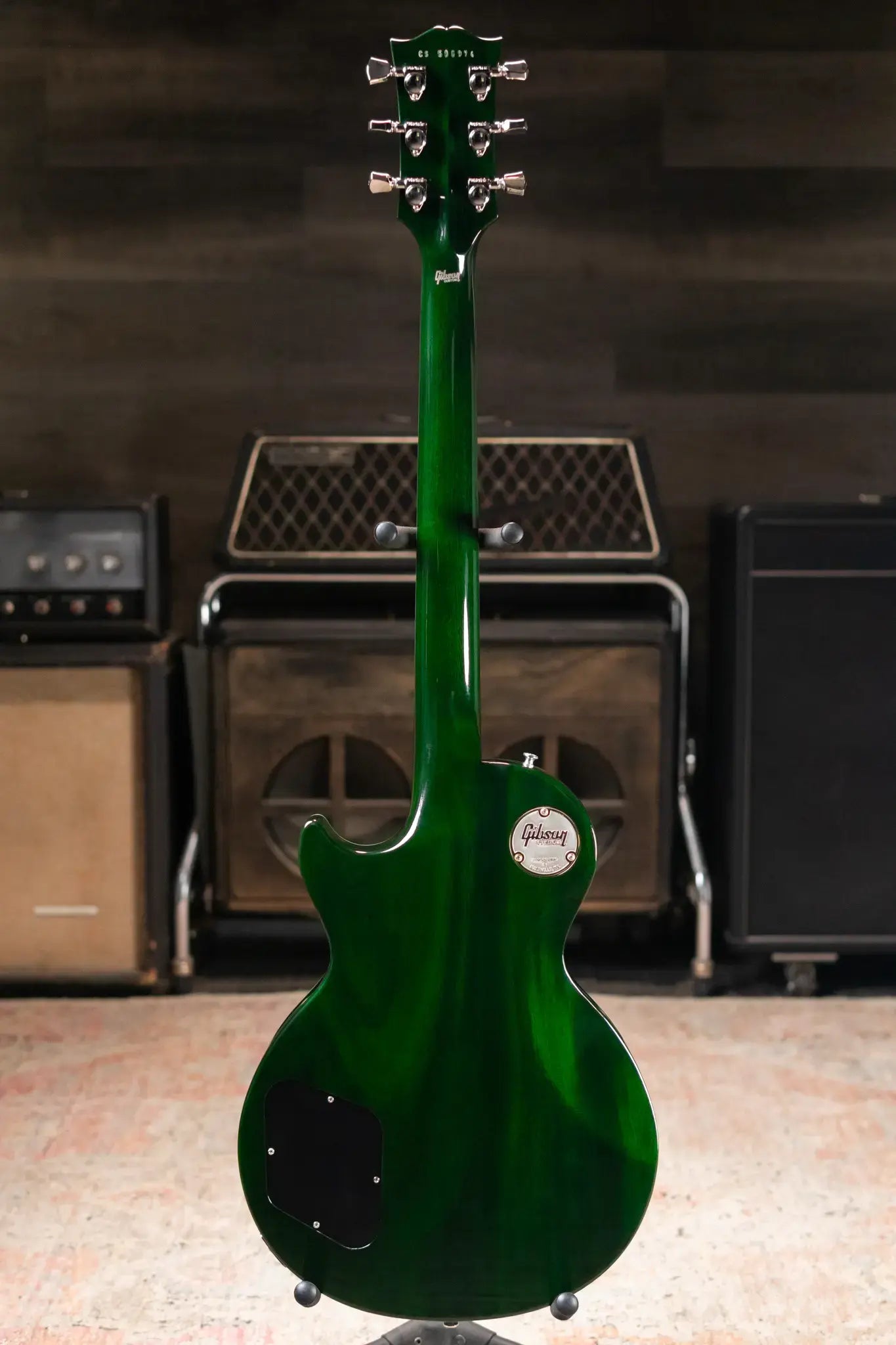 Gibson Custom Shop Les Paul Axcess Custom Electric Guitar - Green Widow with Hardshell Case