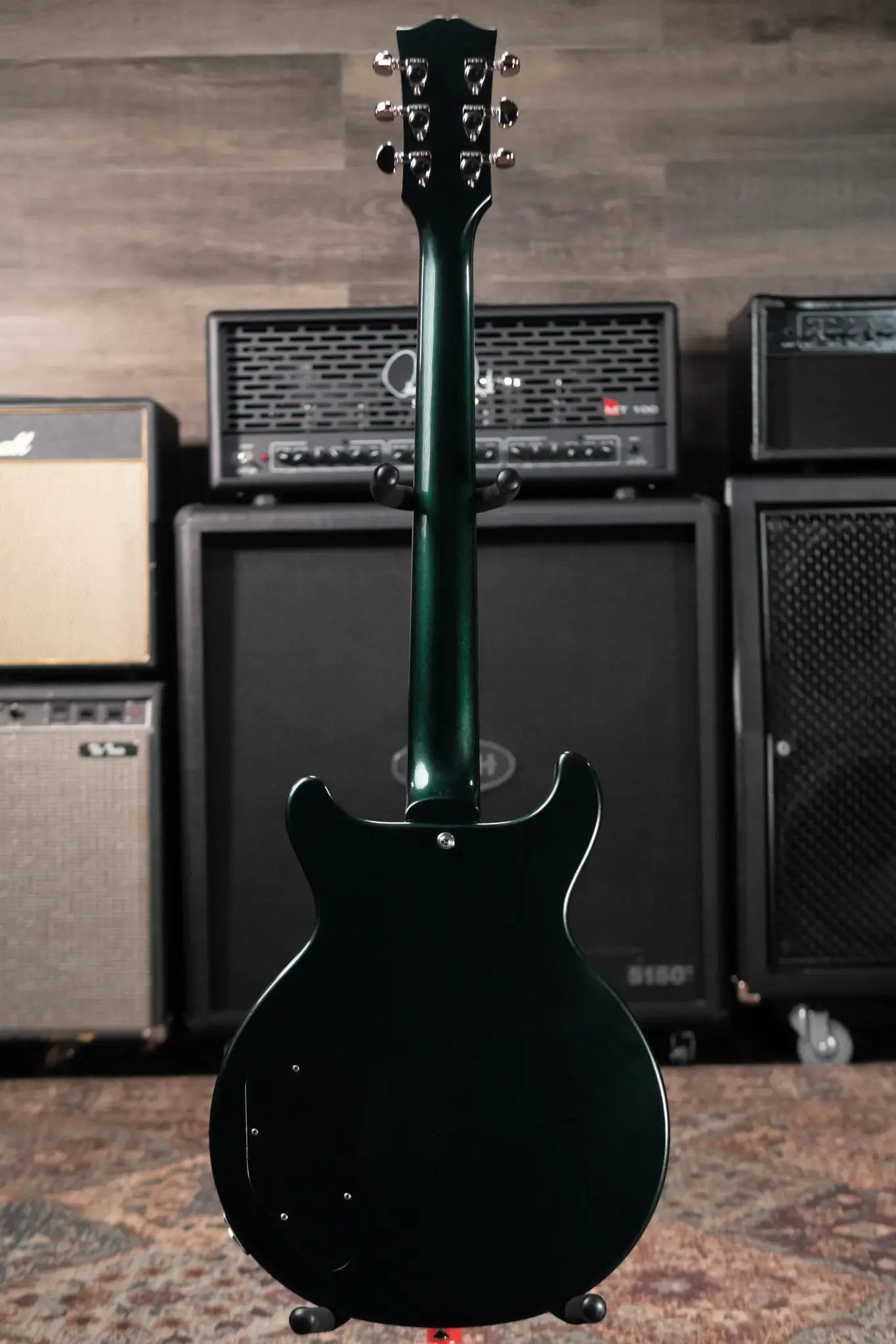 Gibson Custom Shop Les Paul Special Double Cut Figured Electric Guitar - Trans Black VOS with Hardshell Case