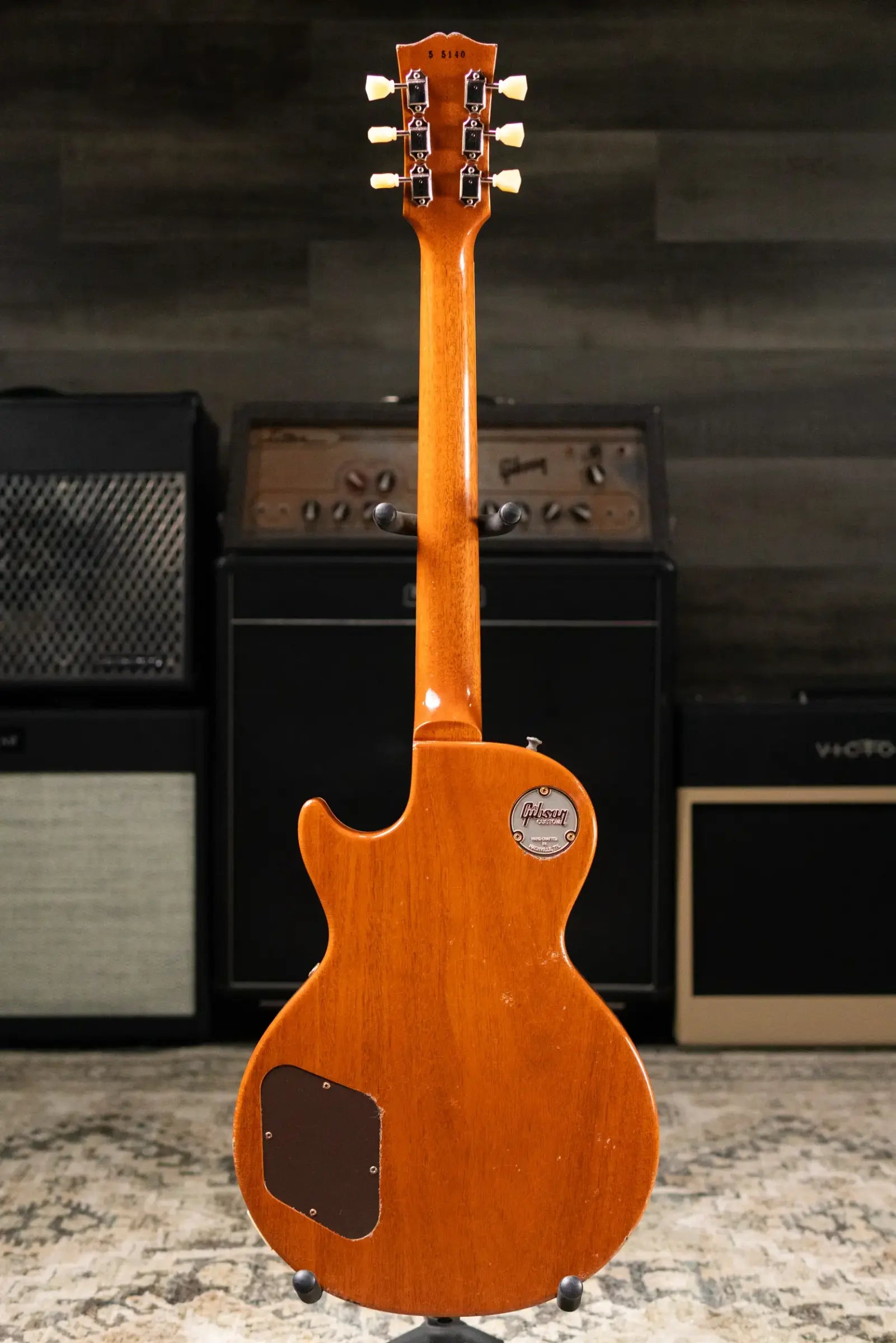 Gibson Custom Shop Limited Edition 1955 NAMM Show Commemorative Les Paul Standard Murphy Lab Light Aged Electric Guitar - Samoa Beige with Hardshell Case