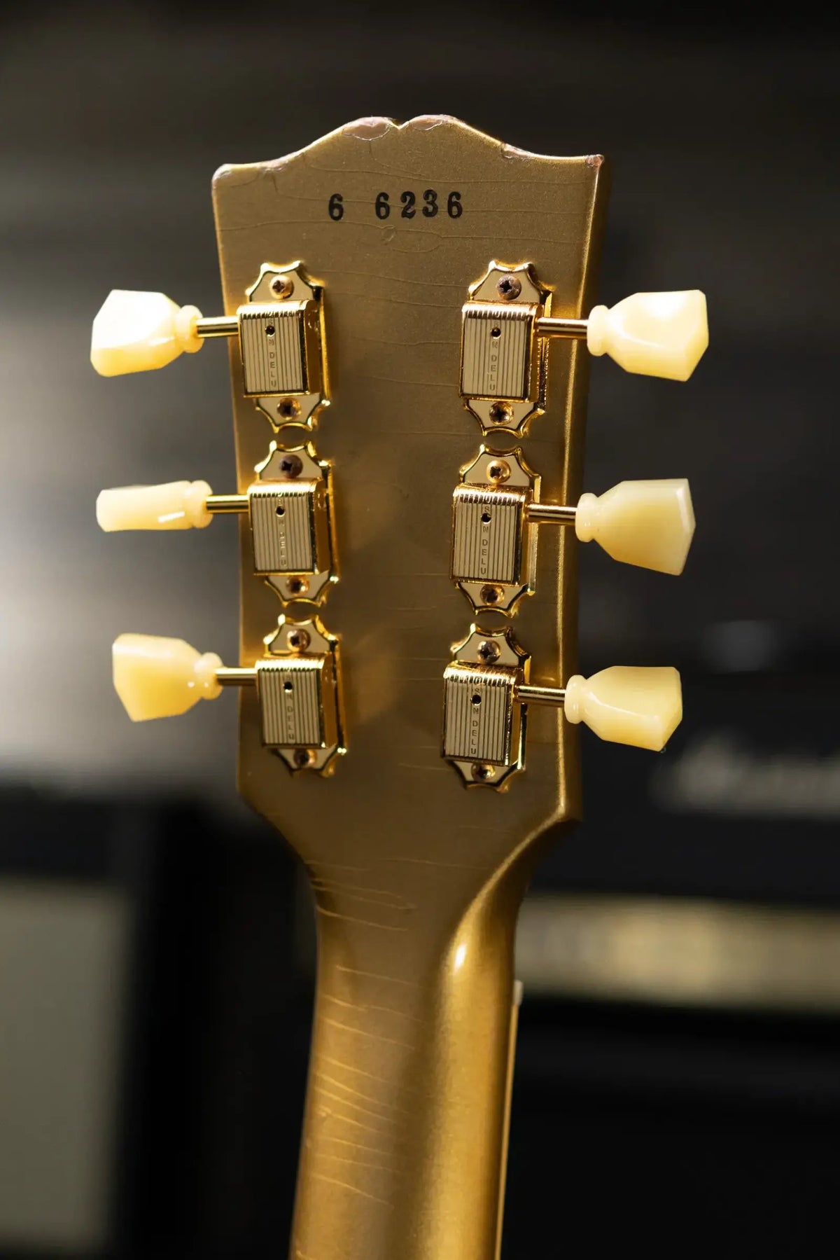 Gibson Custom Shop Limited Edition 1956 Les Paul Standard Reissue Murphy Lab Electric Guitar - All Gold Light Aged with Hardshell Case