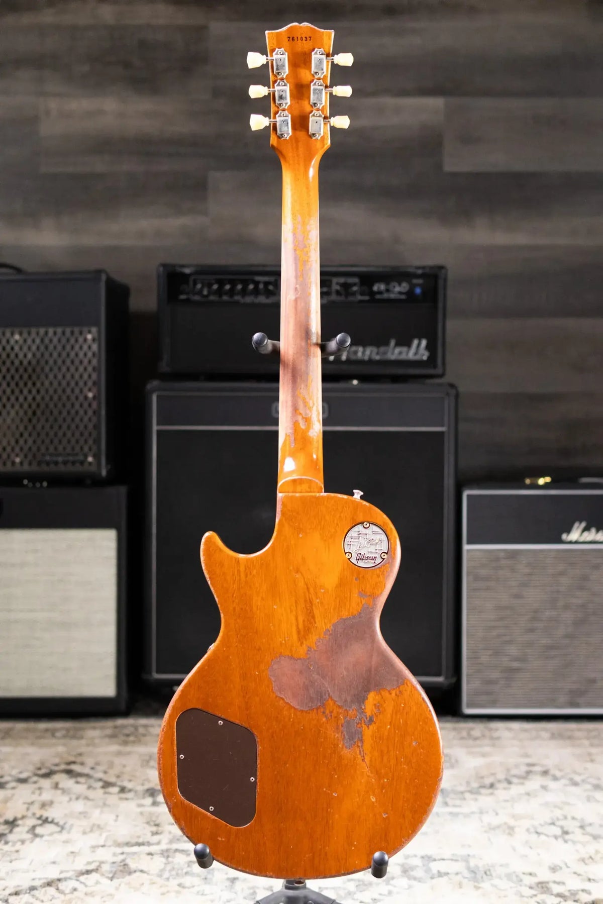 Gibson Custom Shop Limited Edition 1957 Les Paul Standard Reissue Murphy Lab Electric Guitar - Mustard Gold Ultra Heavy Aged with Hardshell Case