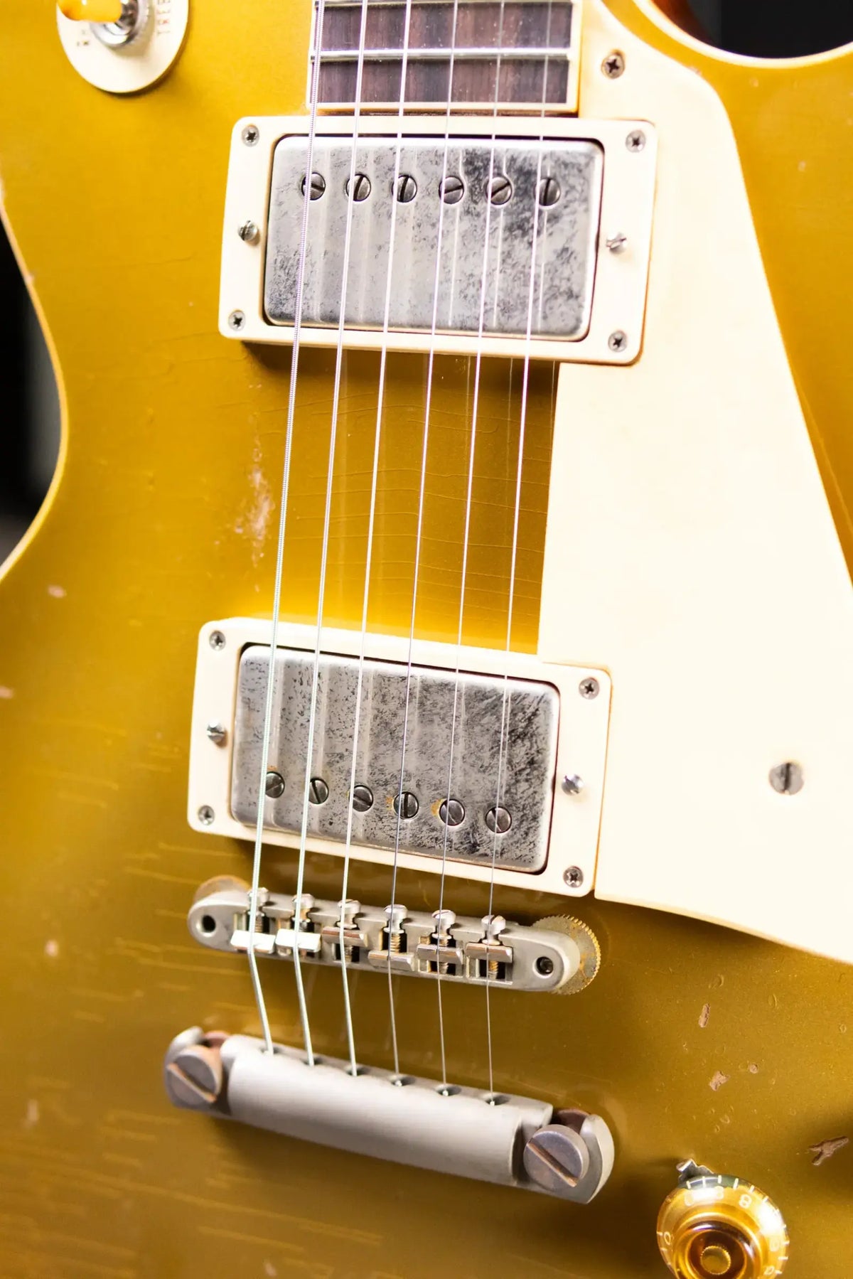 Gibson Custom Shop Limited Edition 1957 Les Paul Standard Reissue Murphy Lab Electric Guitar - Mustard Gold Ultra Heavy Aged with Hardshell Case