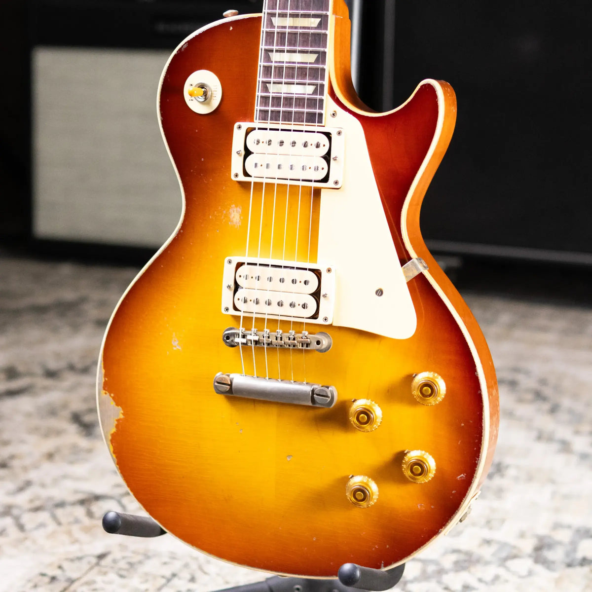 Gibson Custom Shop Limited Edition 1957 Les Paul Standard Reissue Murphy Lab Electric Guitar - Refin Burst Ultra Heavy Aged with Hardshell Case