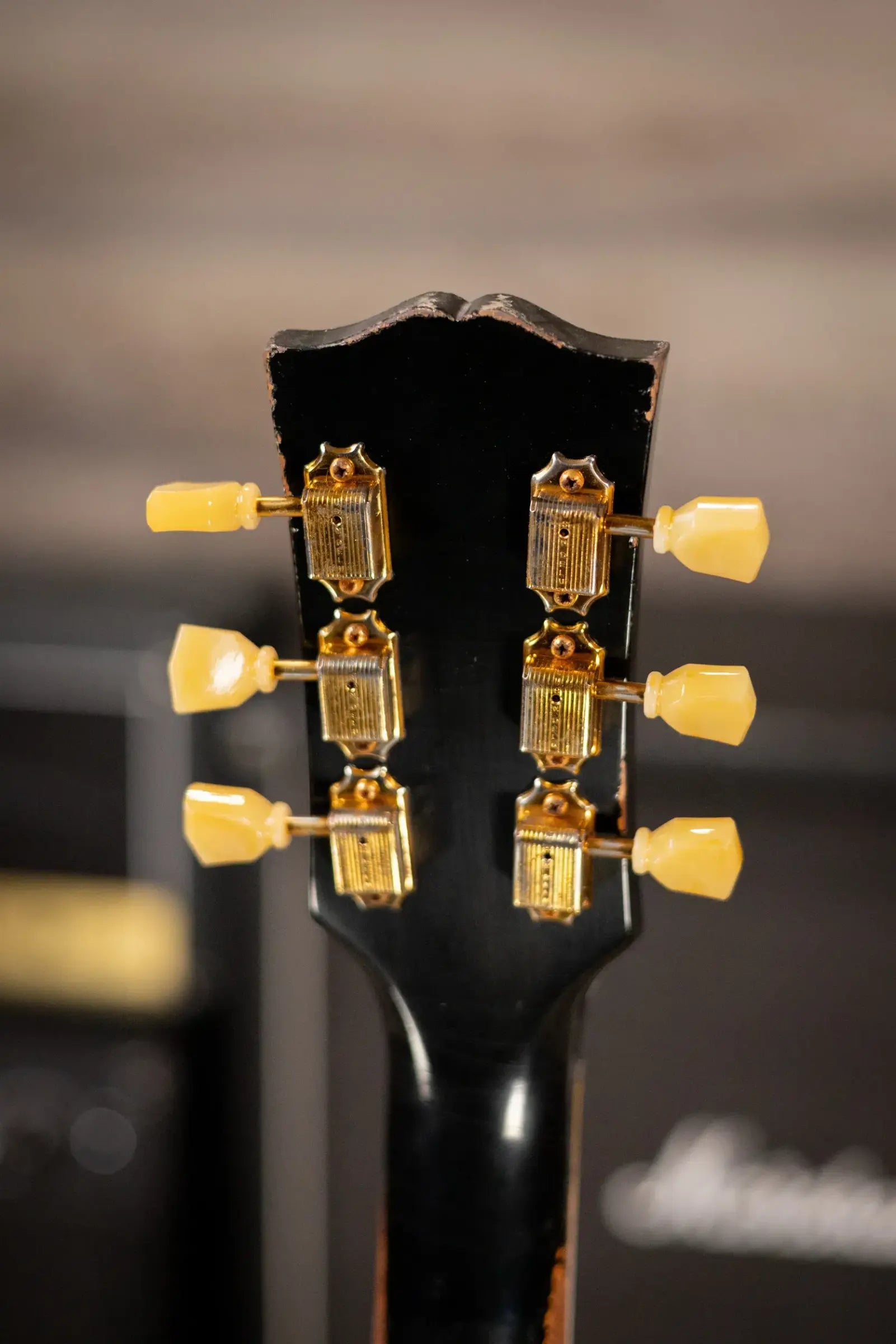 Gibson Custom Shop Limited Edition 1959 ES-345 Varitone Bigsby Reissue Murphy Lab Semi-Hollow Electric Guitar - Ebony Heavy Aged with Hardshell Case